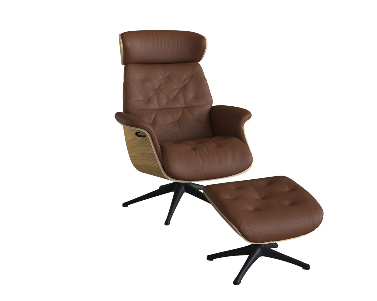 FLEXLUX Relaxsessel "Volden Fernsehsessel, verstellbarer Rücken- & Kopfstüt günstig online kaufen