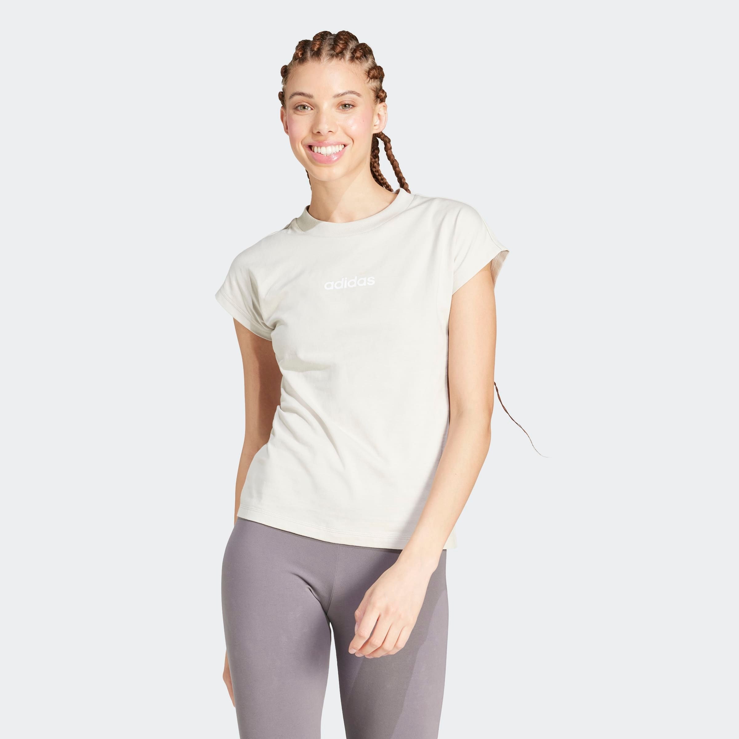 adidas Sportswear T-Shirt "W LIN SJ T", Basic T-Shirt aus weichem Material günstig online kaufen