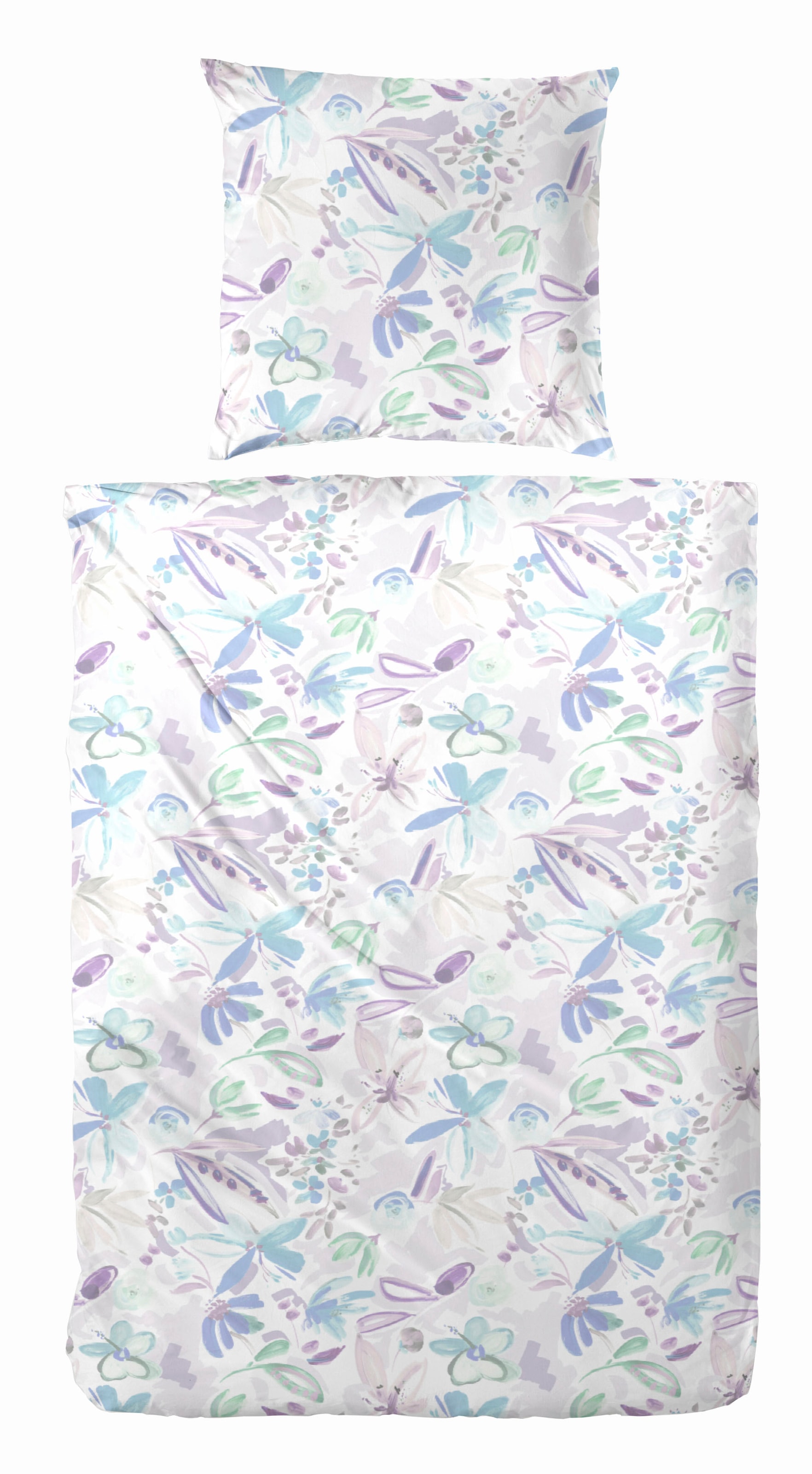 Primera Bettwäsche "Renforce Bettwäsche Misty Meadow" 2 Stk. mit pastellfar günstig online kaufen