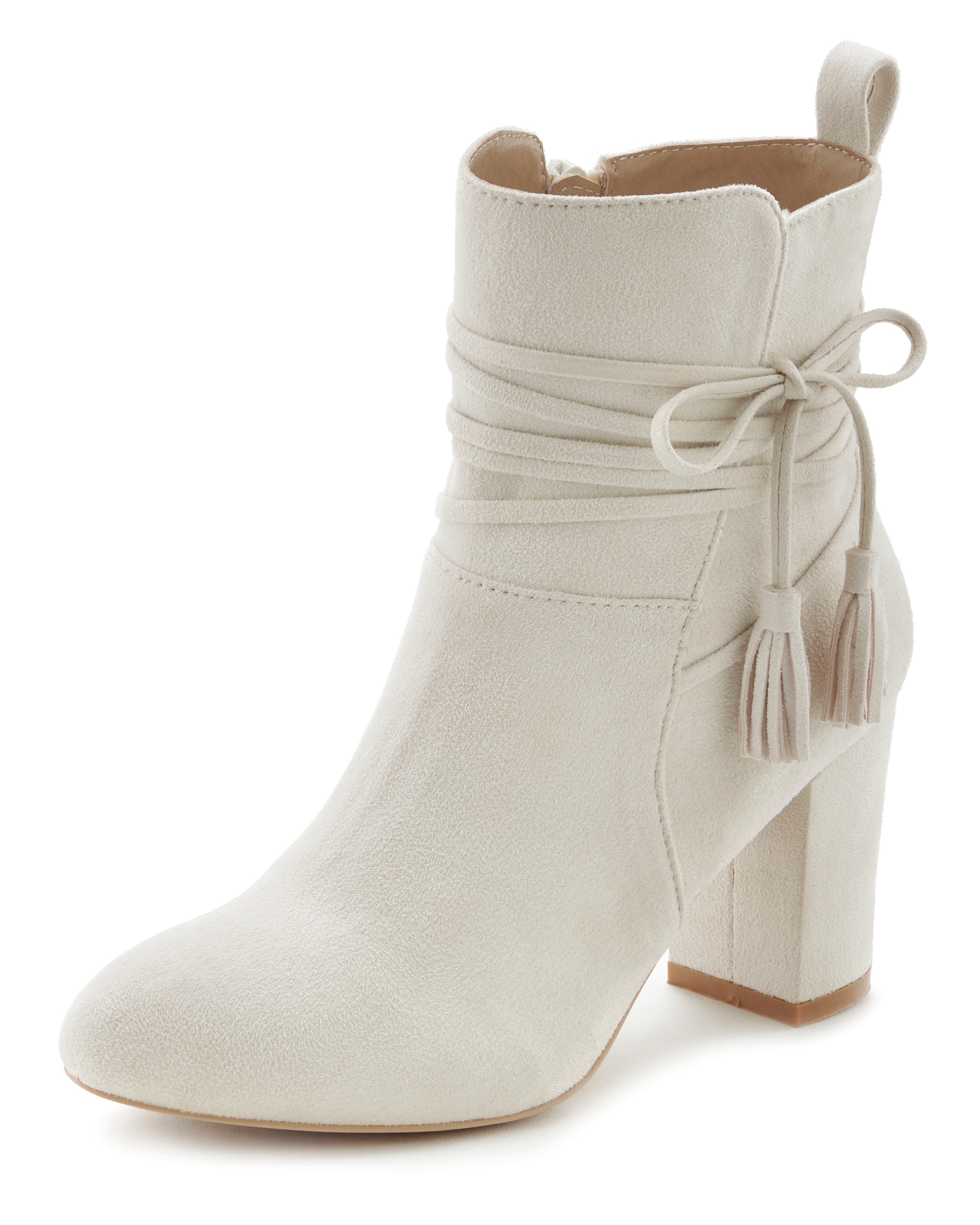 LASCANA Stiefelette, mit Blockabsatz, High-Heel-Stiefelette, Ankle Boots, S günstig online kaufen