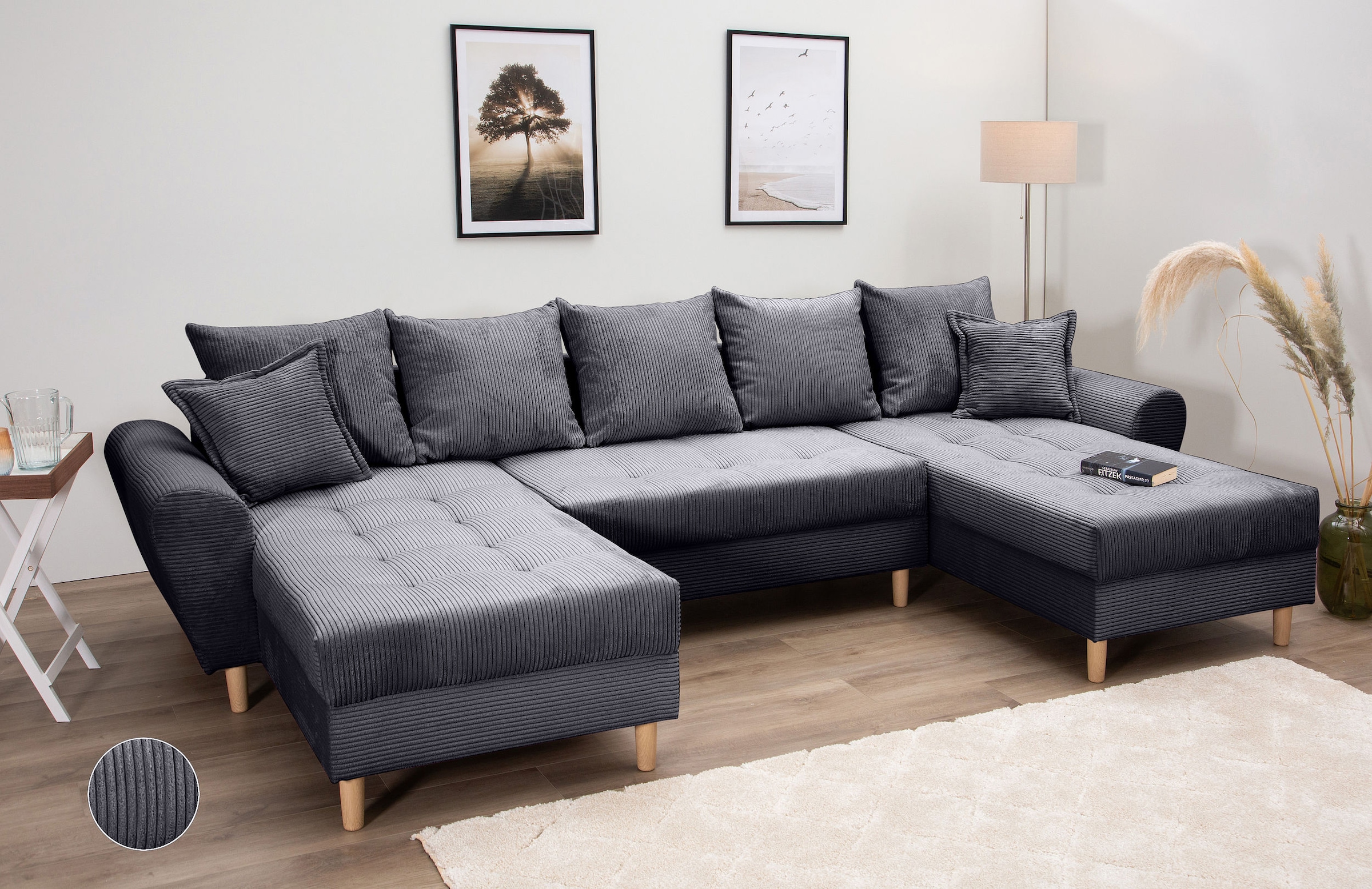 COLLECTION AB Sofa »Raisa U-Form« su Federkern pagal...