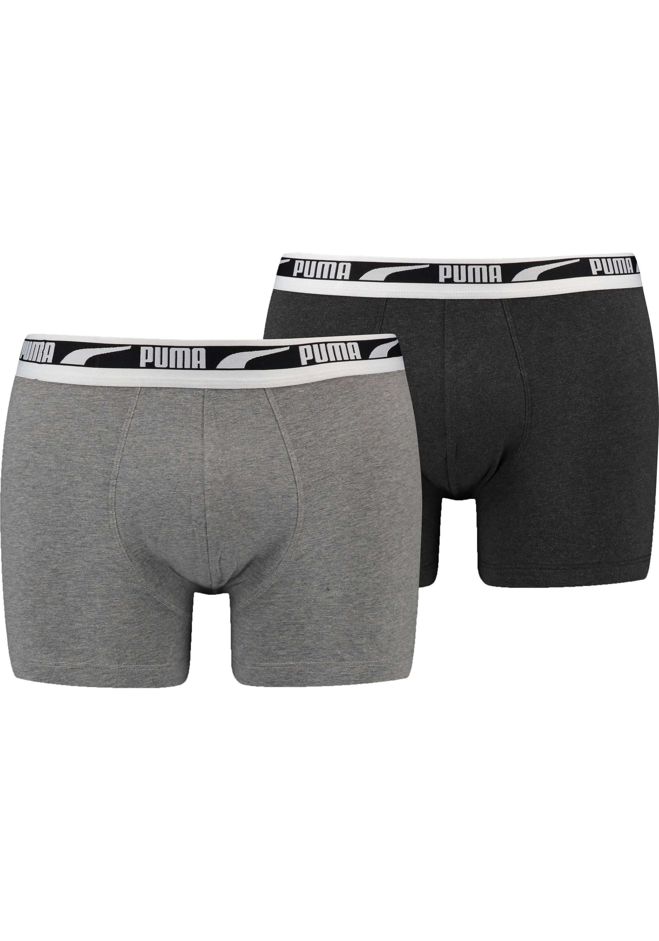 PUMA Boxershorts "MEN MULTI LOGO BOXER 2P", Komfortbund günstig online kaufen