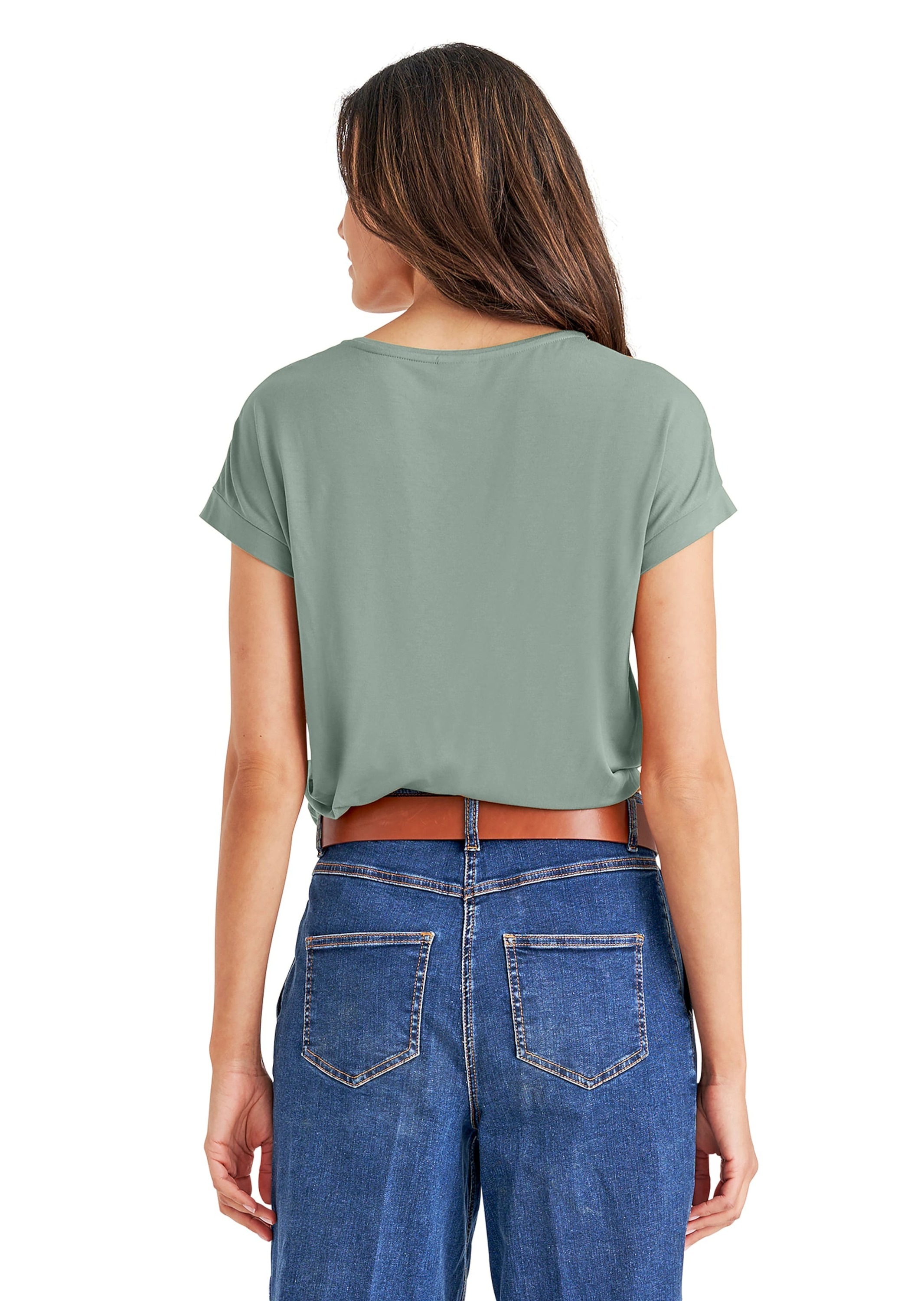 MADELEINE Kurzarmshirt »Shirt Shirt mit Rundhals-Ausschnitt«