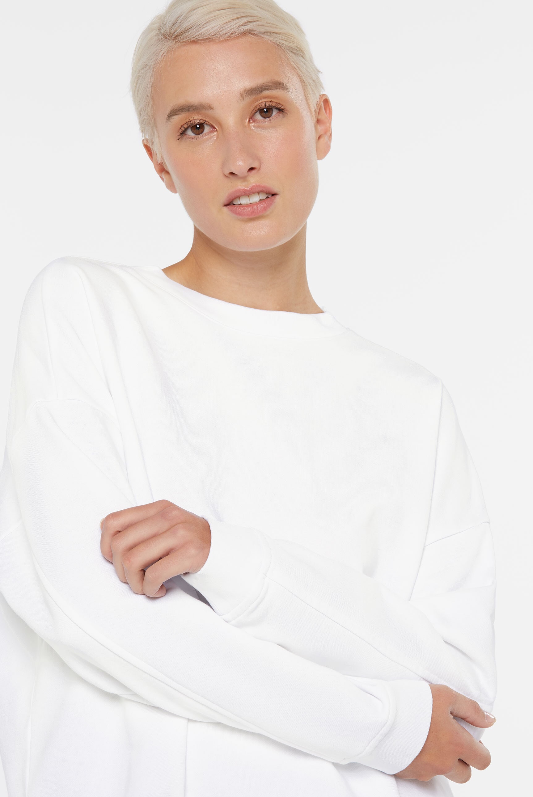 SENSES.THE LABEL Sweater, mit überschnittenen Schultern