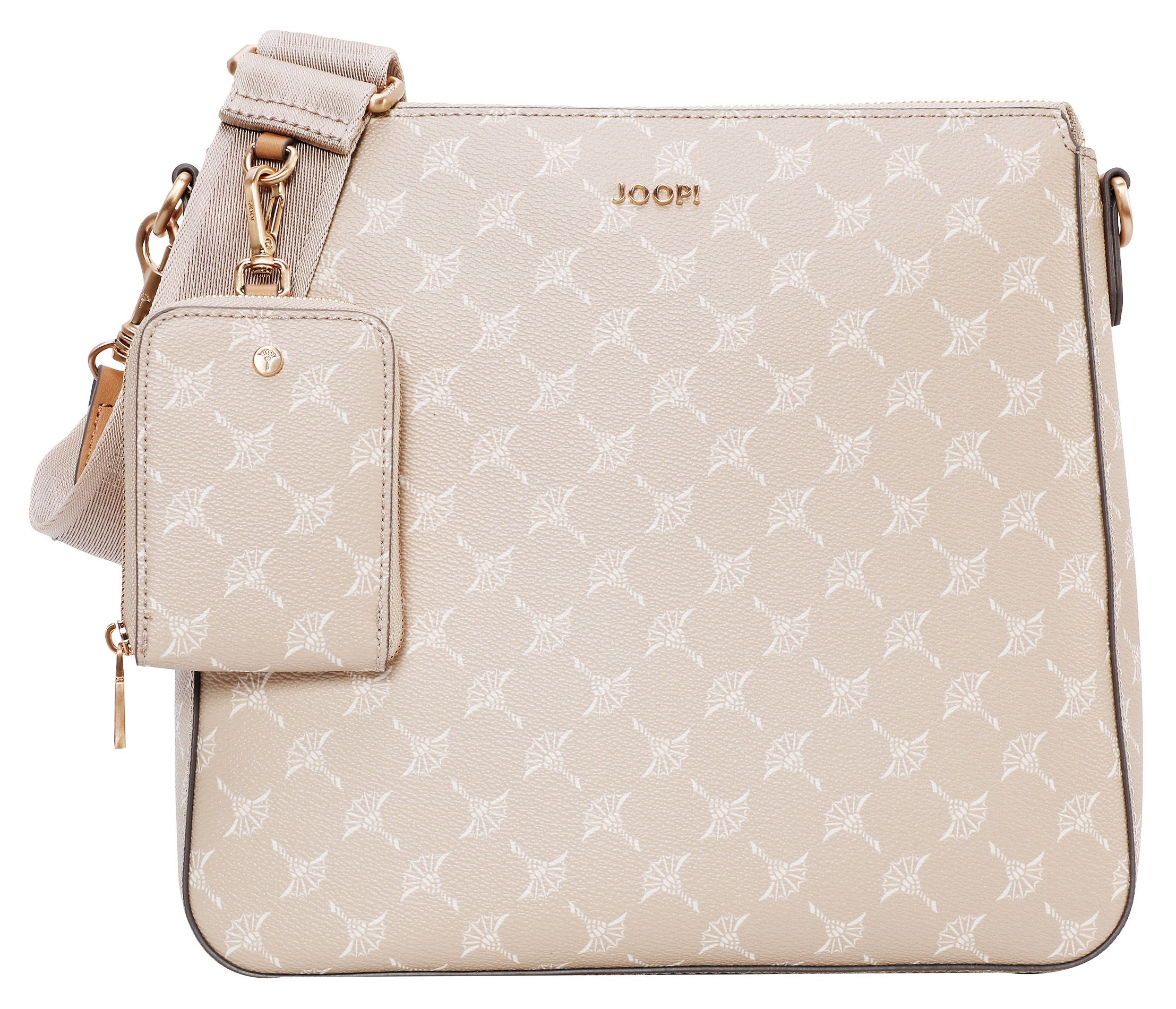 JOOP Umhängetasche "cortina 1.0 jasmina shoulderbag mvz" Damen Schultertasche, mit typischem Musterdruck