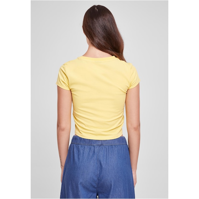 URBAN CLASSICS Kurzarmshirt »Damen Ladies Stretch Jersey Cropped Tee«, (1  tlg.) bestellen | BAUR
