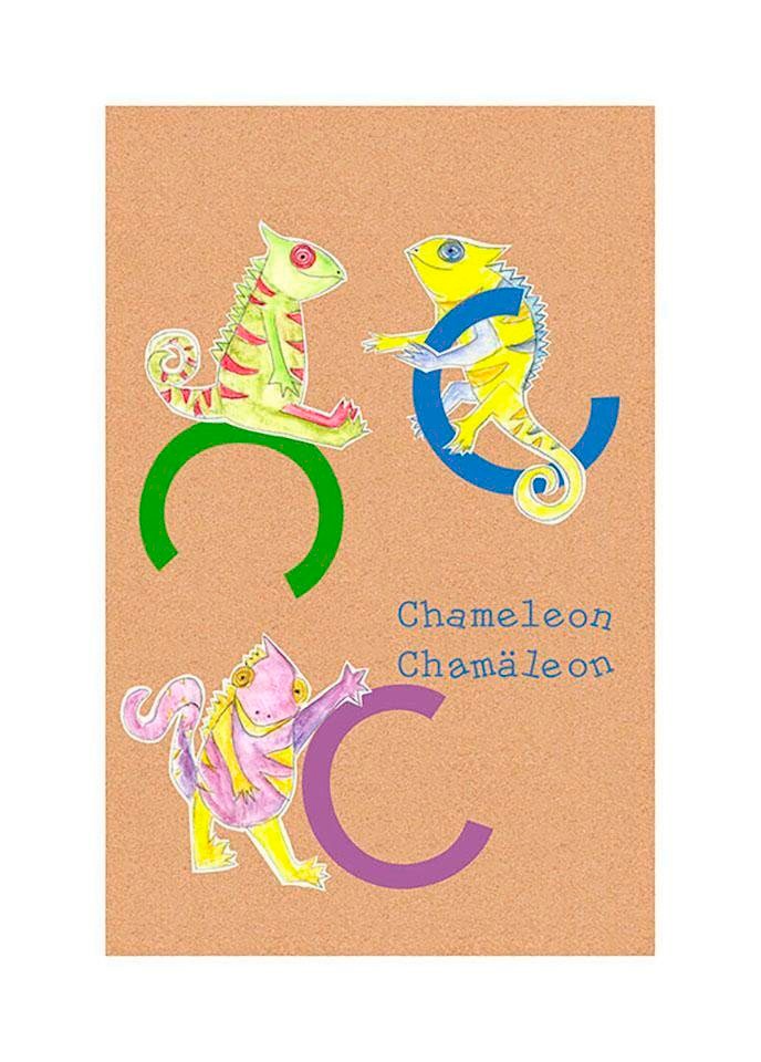 Komar Poster »ABC Animal C« Buchstaben (1 St...