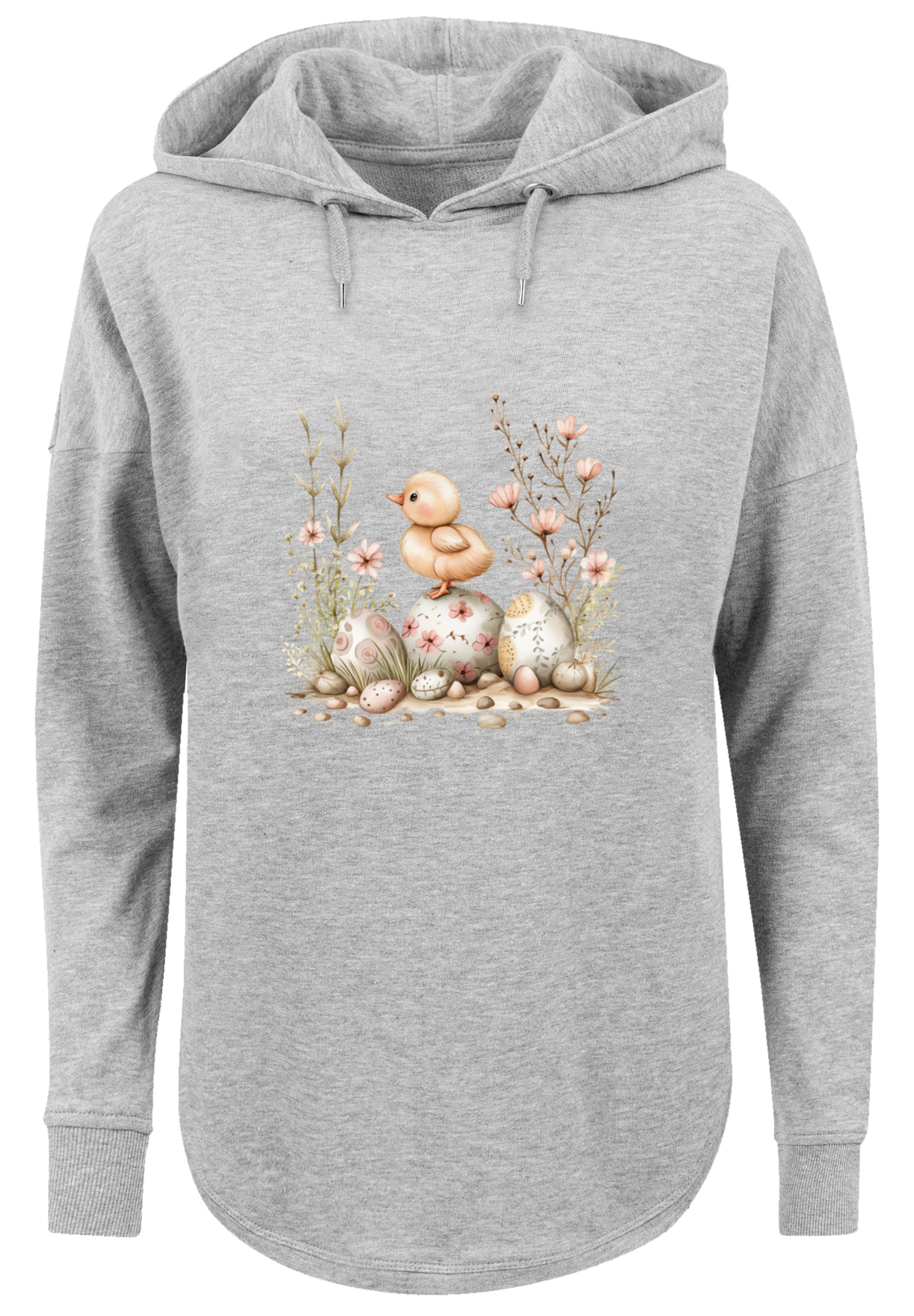 F4NT4STIC Kapuzenpullover »Ostern Küken Ei Blumen«, Premium Qualität