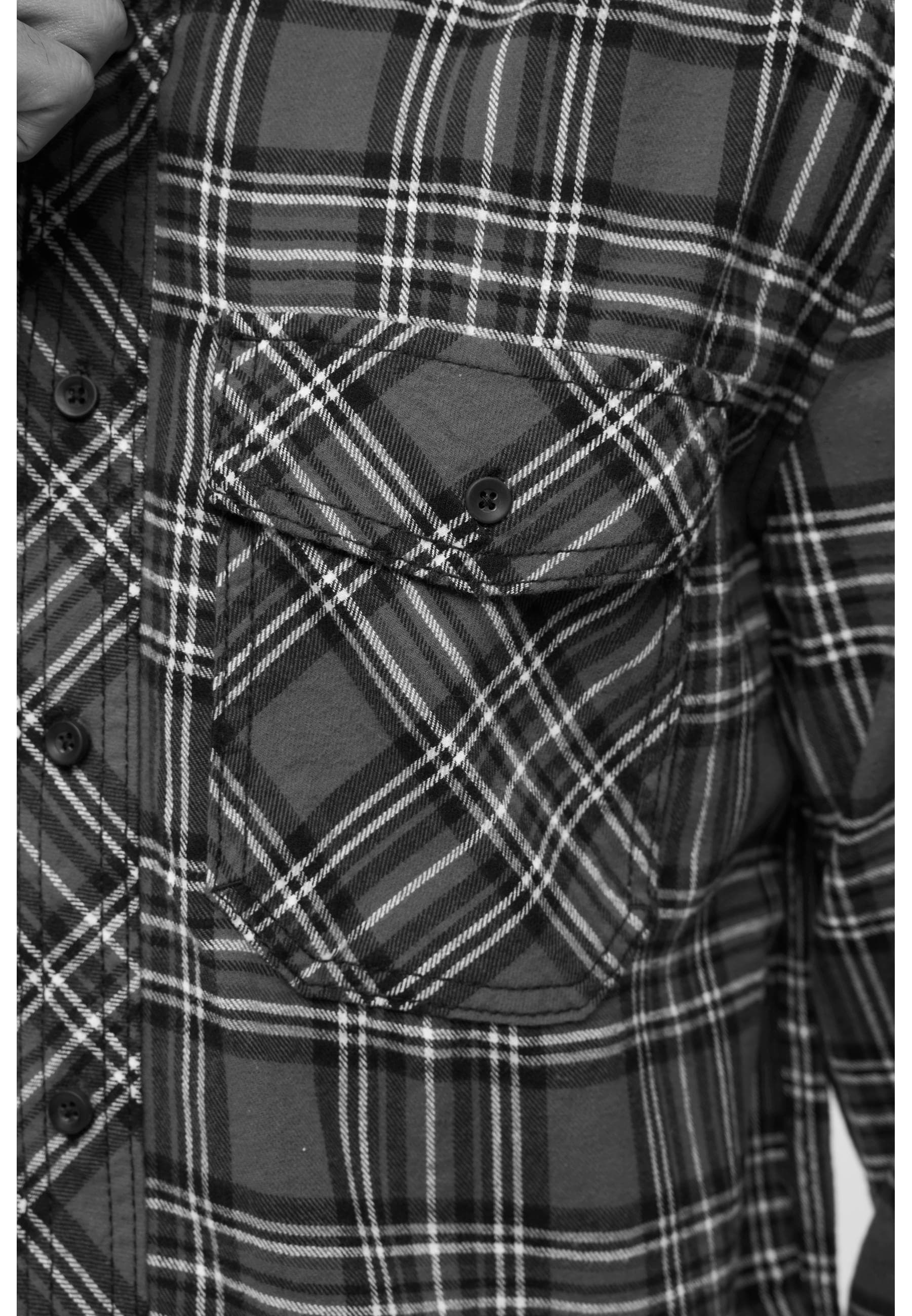 Brandit Langarmhemd »Brandit Herren Checked Shirt«, (1 tlg.)