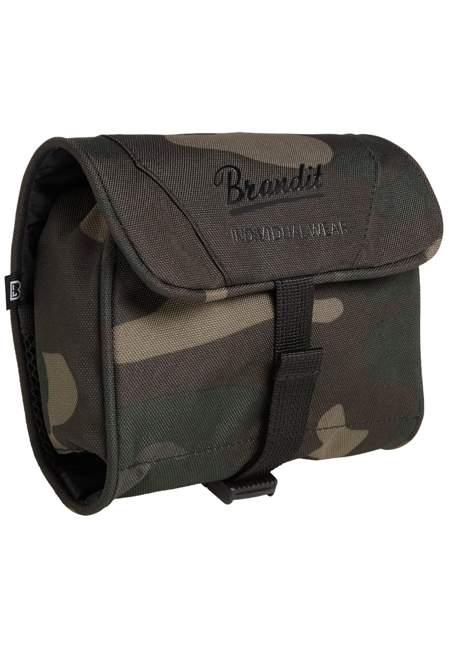 BRANDIT Damen Mini Bag "Brandit Accessoires Toiletry Bag medium"schwarzcamo, Polyester, unifarben, Taschen