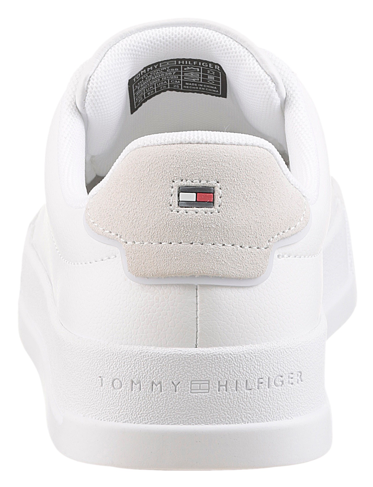 Tommy Hilfiger Sneaker "TH COURT LTH DETAIL ESS", Freizeitschuh, Halbschuh, günstig online kaufen