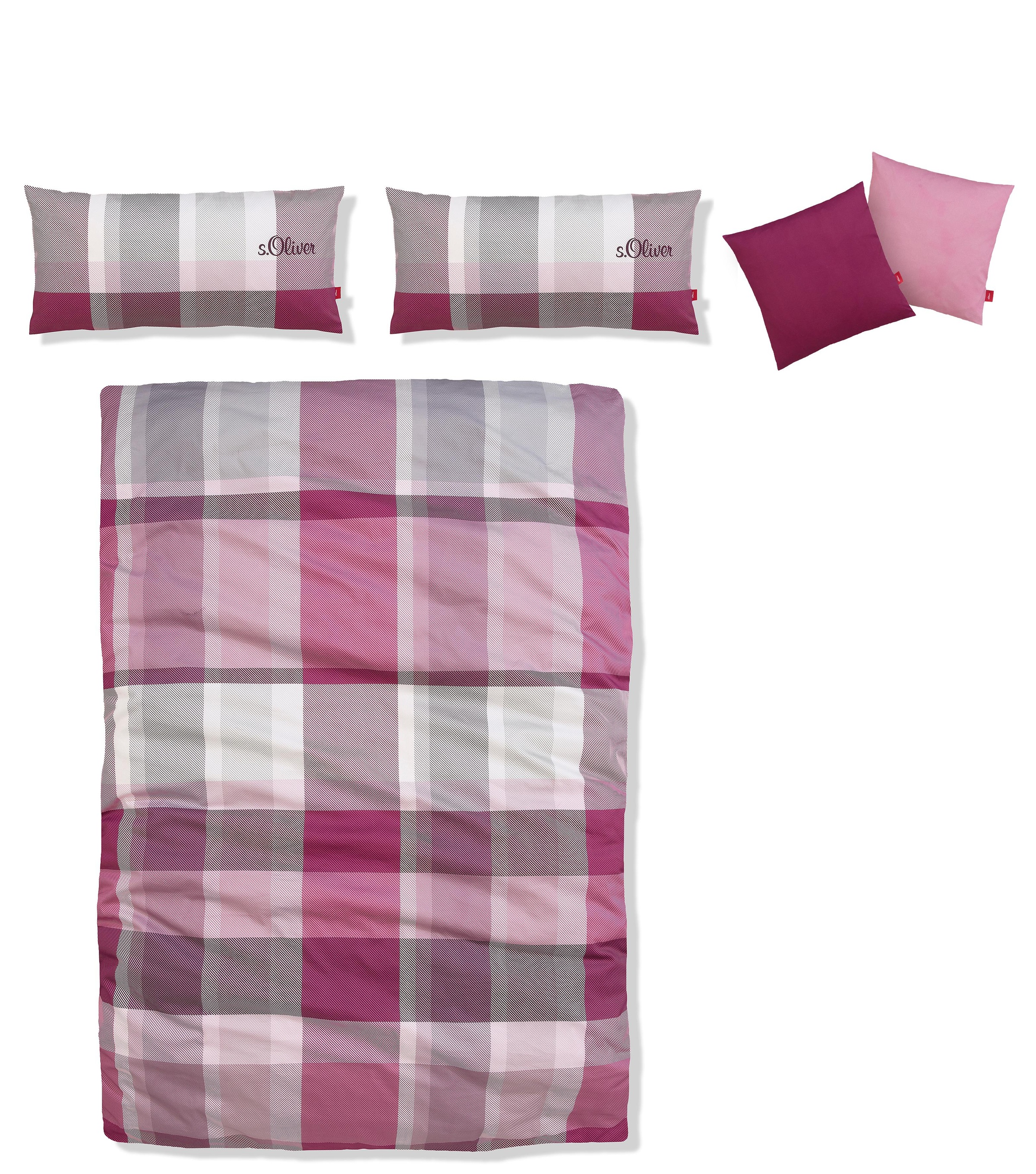 s.Oliver Bettwäsche "Tabea in Gr. 135x200 oder 155x220 cm" 2 Stk. tlg. Mark günstig online kaufen