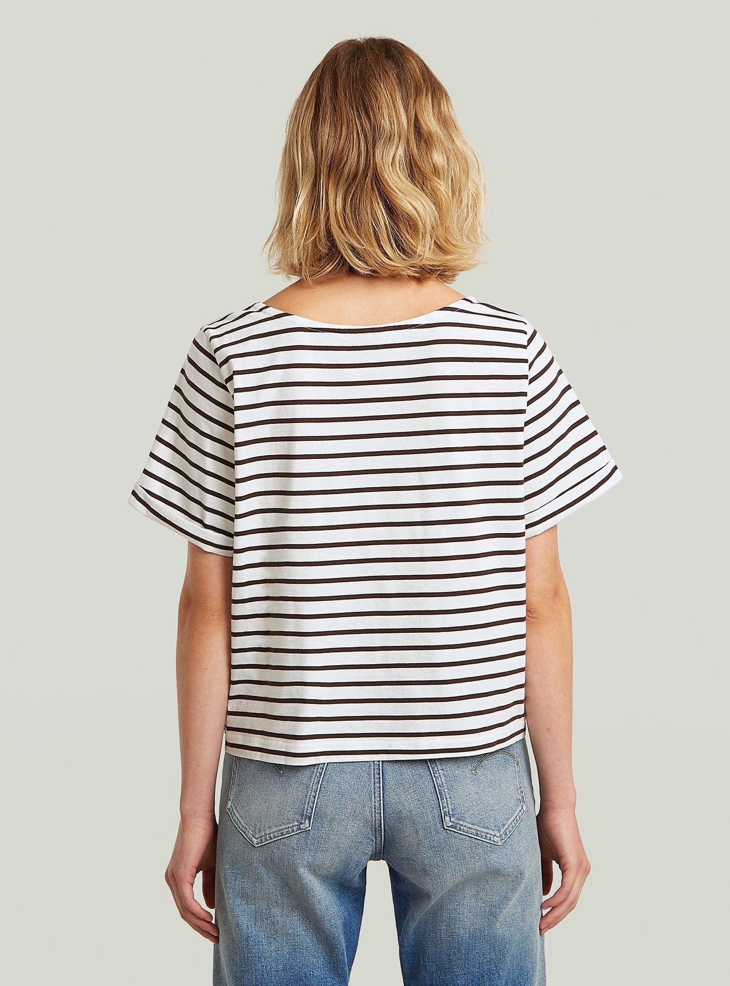 G-STAR T-Shirt »Striped Knot Top«