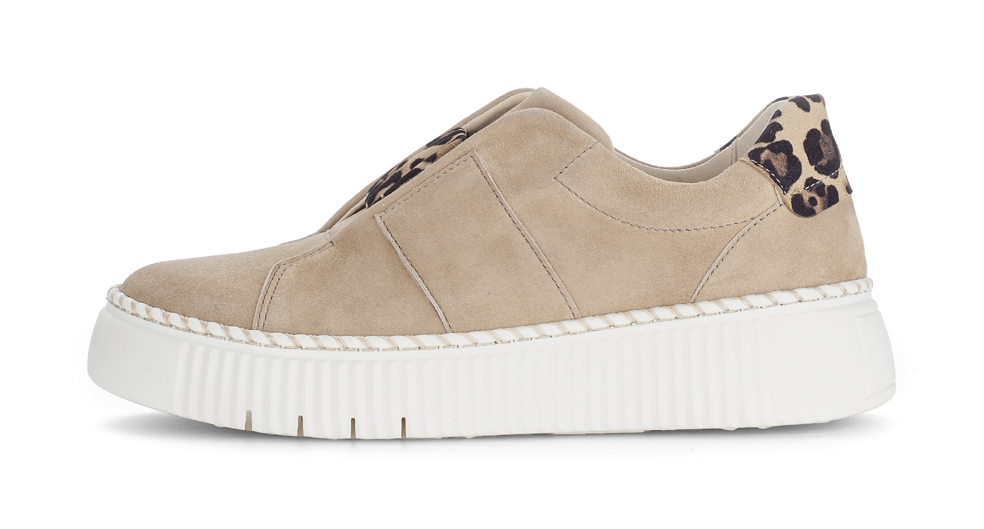 Thumbnail - Gabor Plateausneaker, Freizeitschuh, Halbschuh, Slipper mit Gummizug-Band über dem Rist