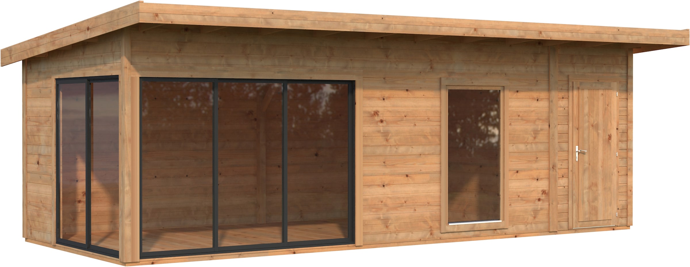 Palmako Gartenhaus »Andrea 21,1 m², Slide«