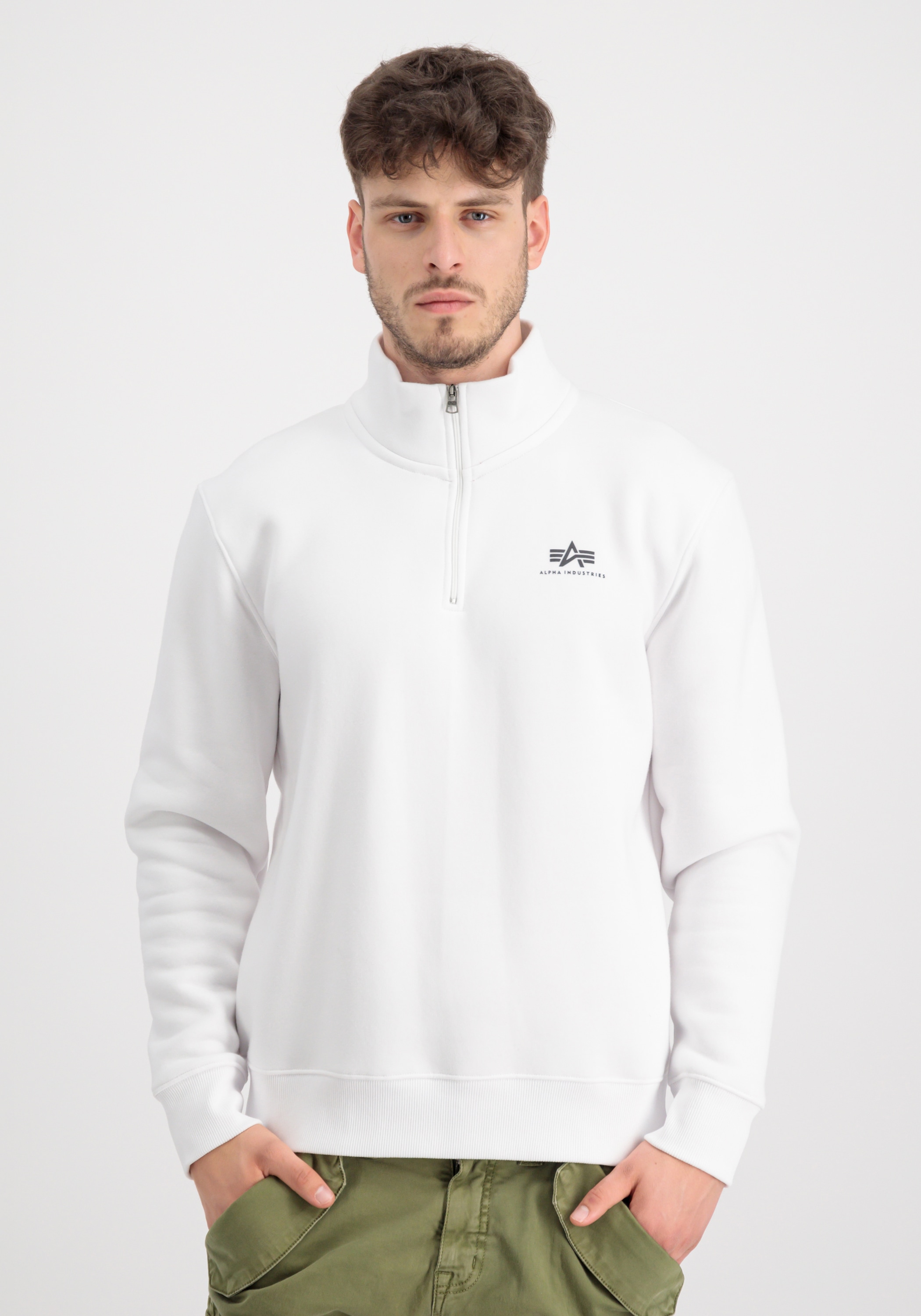 Alpha Industries Sweater »Alpha Industries Men - Sweatshirts Half Zip Sweatshirt SL«