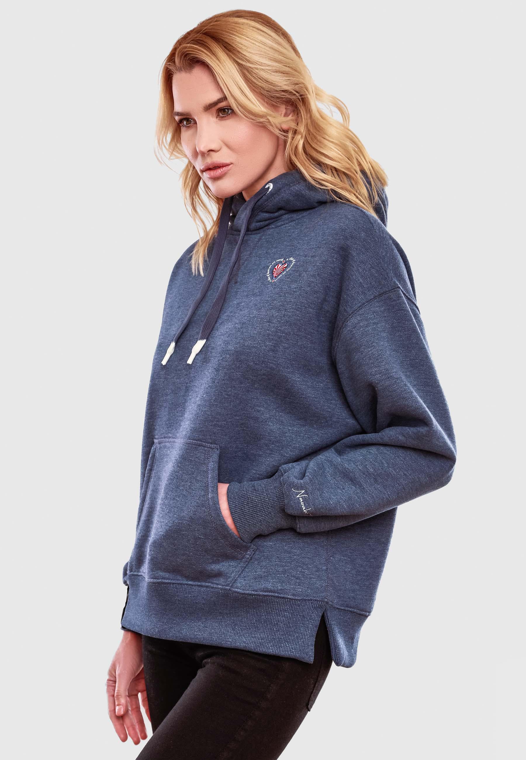 Navahoo Kapuzensweatshirt »Goldfee«, Stylischer Damen Hoodie im Oversize-Look