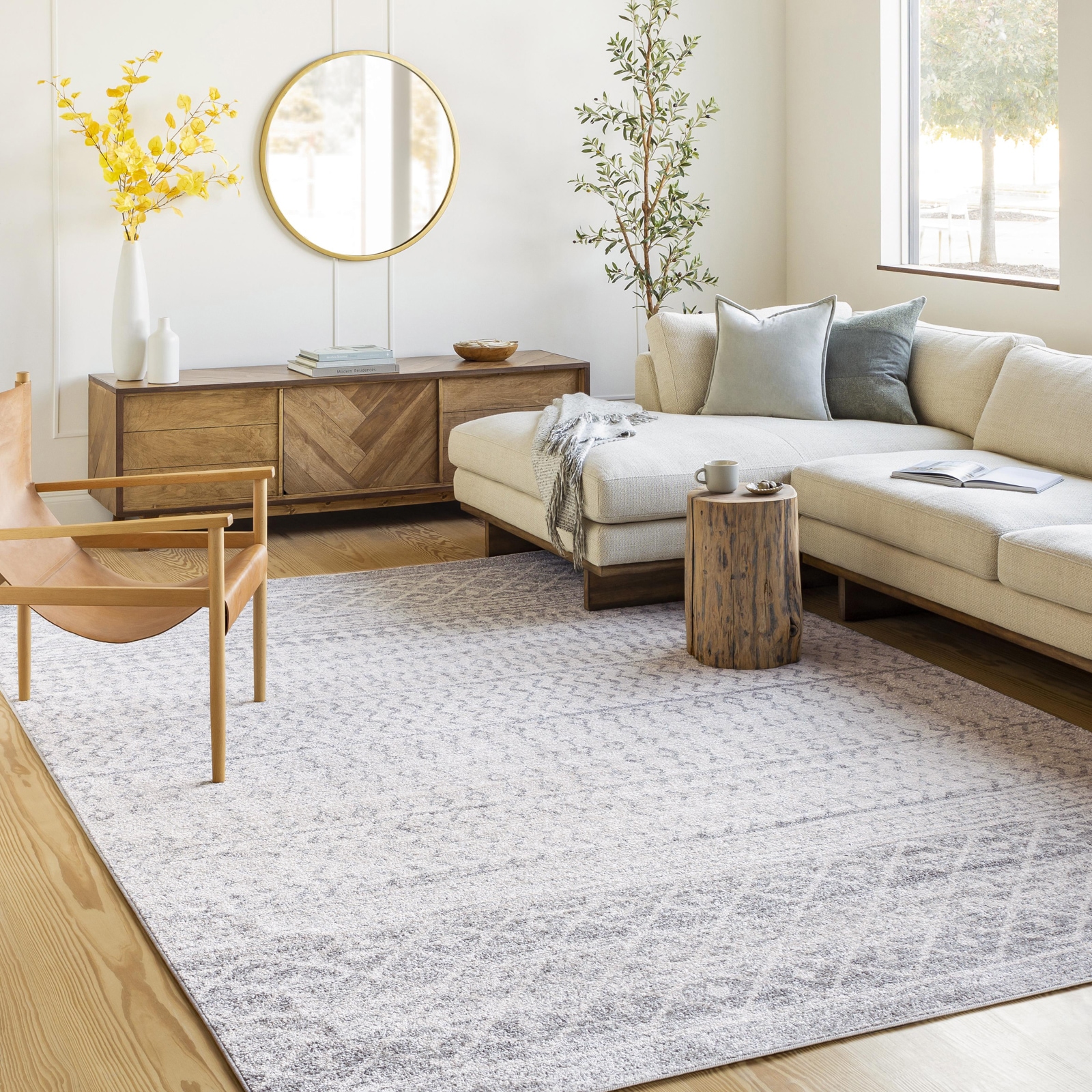 Livabliss Teppich "NICE" rechteckig 8 mm Höhe Skandi Design, Boho Kurzflor günstig online kaufen