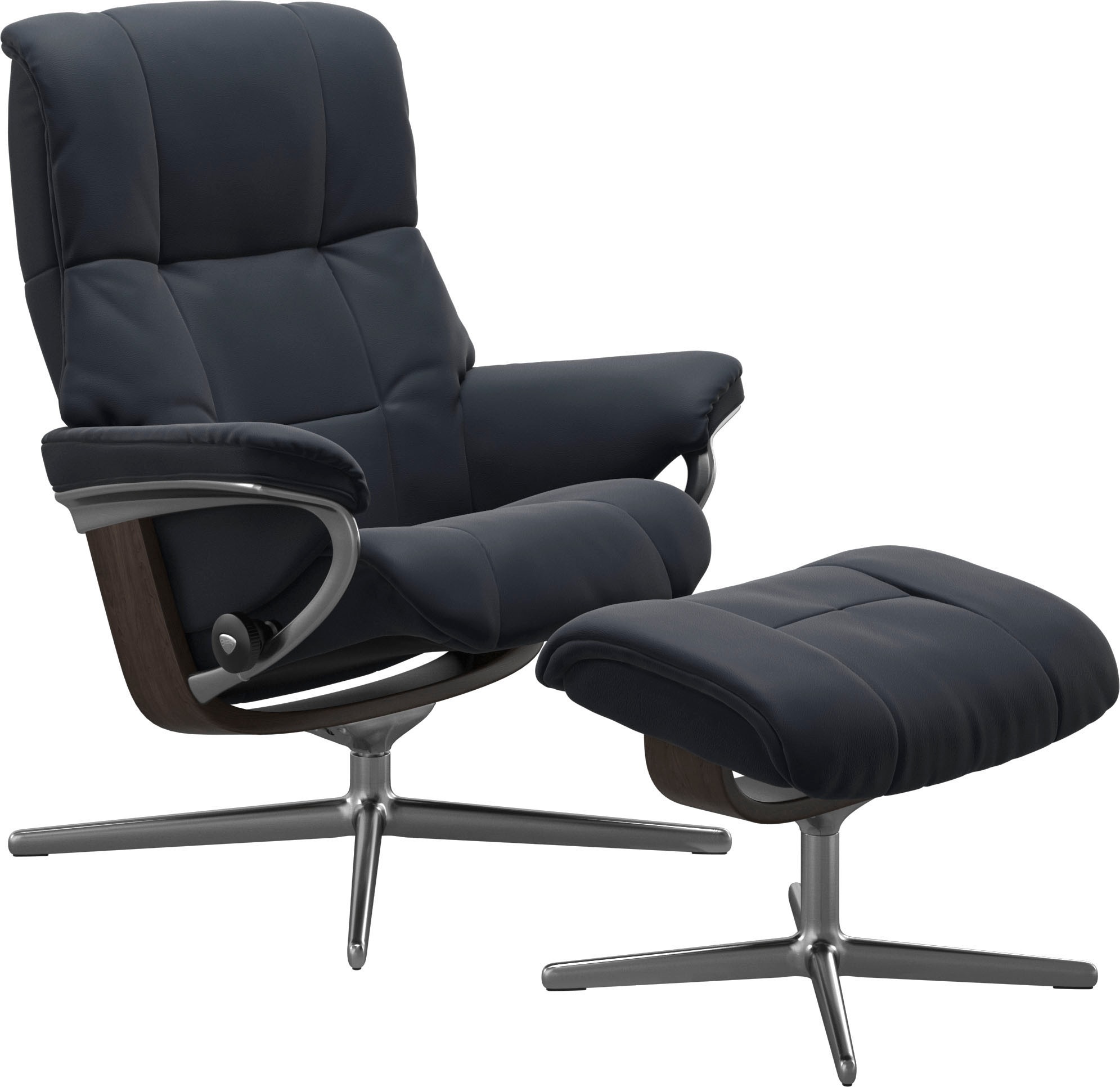 Stressless "Mayfair" Set, Relaxsessel mit Hocker, mit Hocker, mit Cross Bas günstig online kaufen