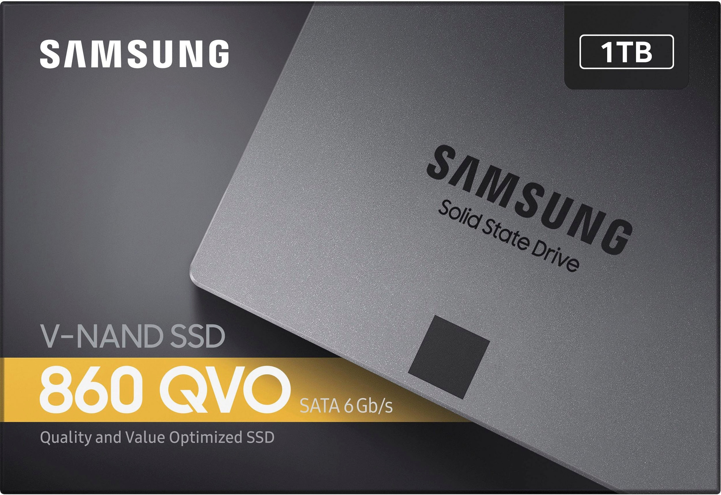 Samsung interne SSD »860 QVO«, 2,5 Zoll, Anschluss SATA III