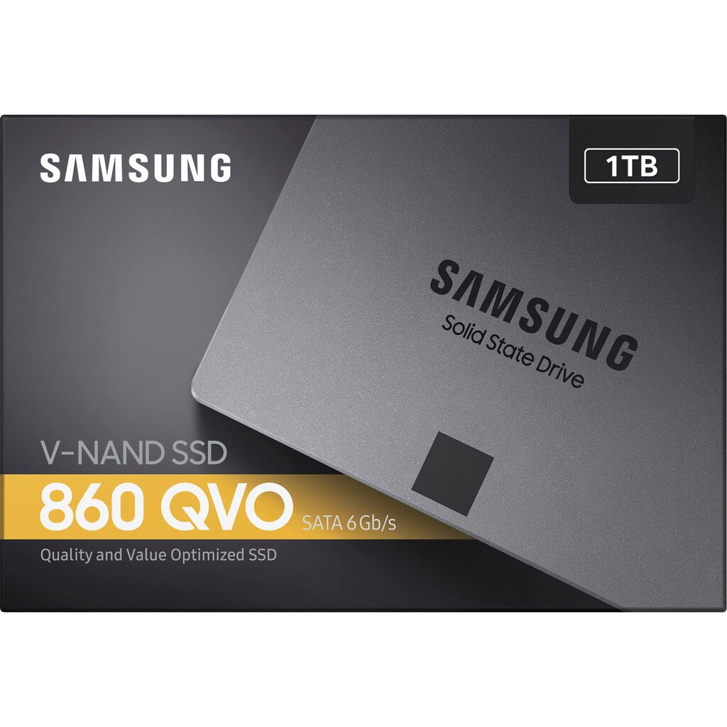 Samsung interne SSD »860 QVO«, 2,5 Zoll, Anschluss SATA III