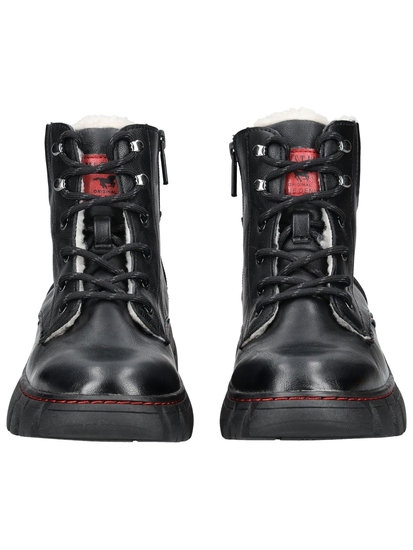 Thumbnail - Mustang Shoes Schnürstiefelette "Mustang Shoes Stiefelette Lederimitat"