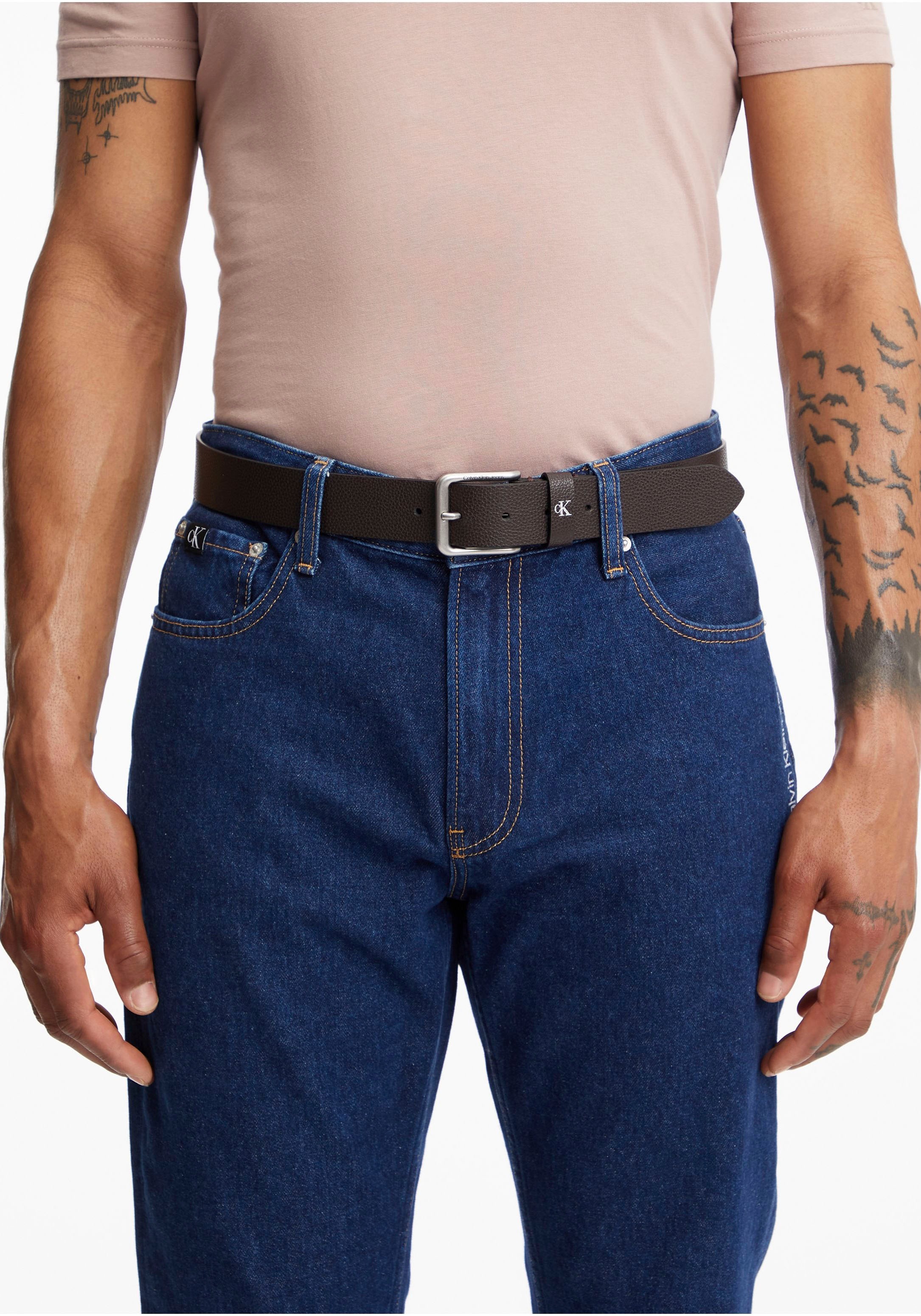 35MM«, BELT BAUR »ROUND Calvin Jeans Logoprägung kaufen CLASSIC | mit Ledergürtel Klein