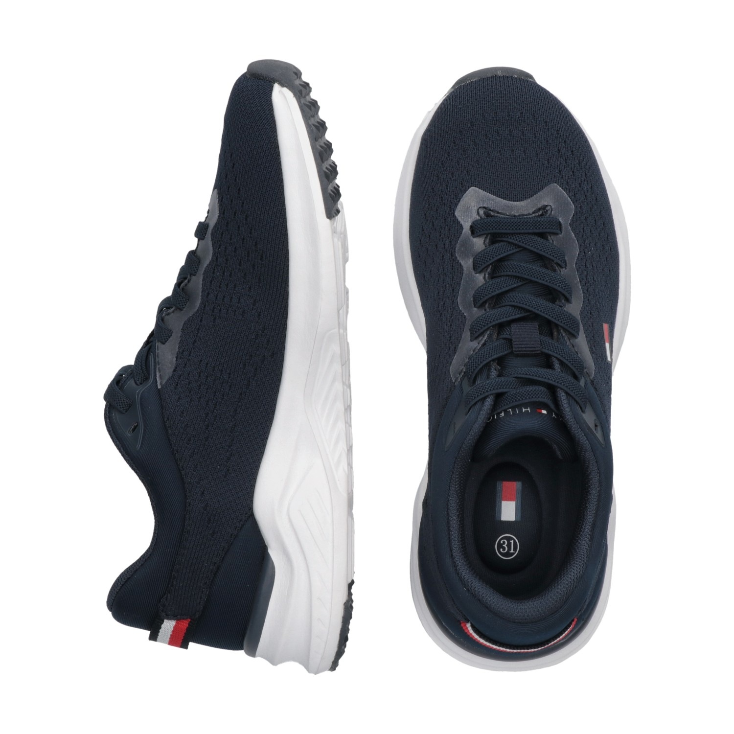 Tommy Hilfiger Sneaker, Schnürschuh, Freizeitschuh mit Logoflag