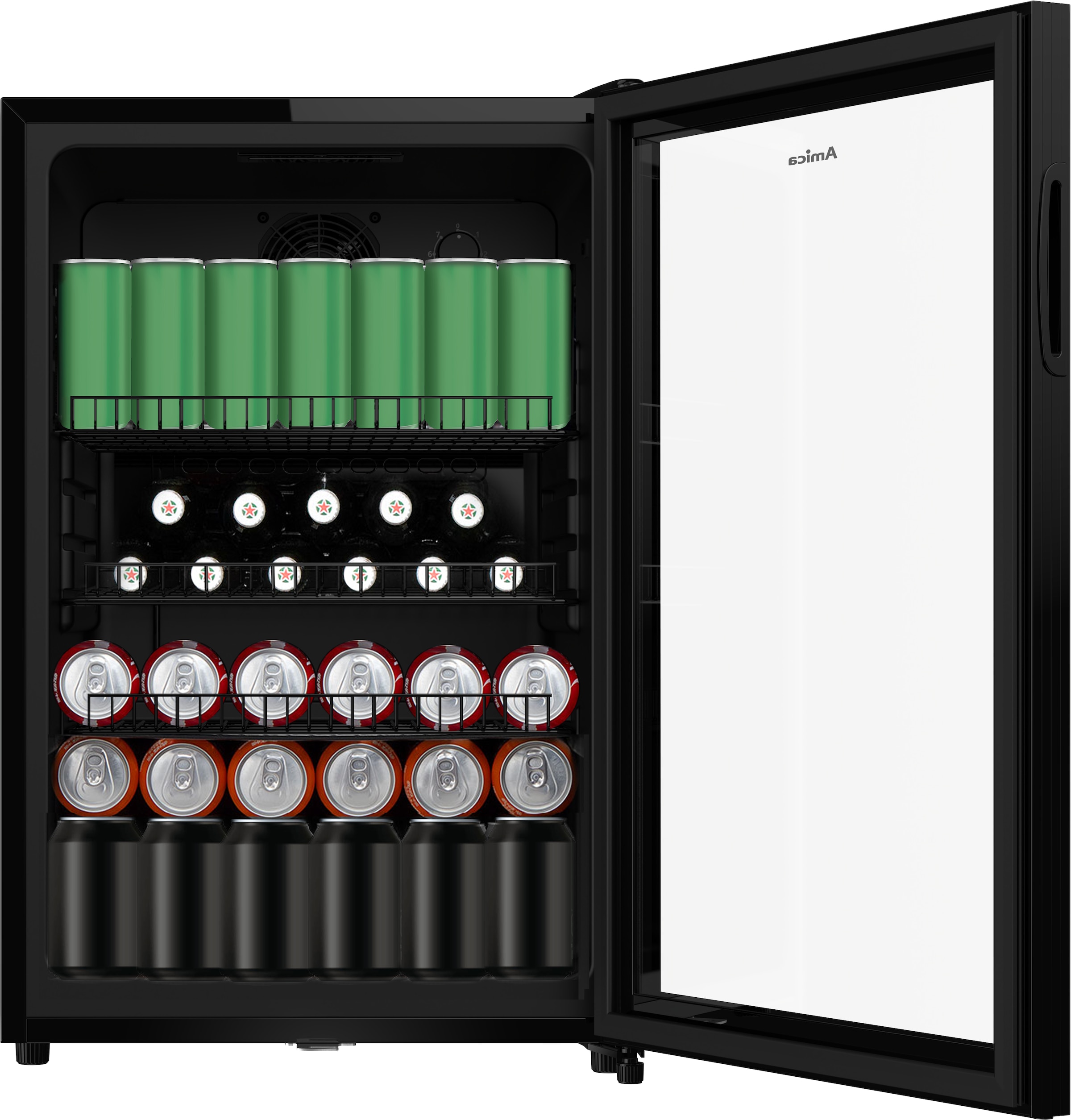 Amica Getränkekühlschrank »FK 341 151 S« 84 cm hoch 55 cm breit perfekte Kühlung dank professioneller Ausstattung