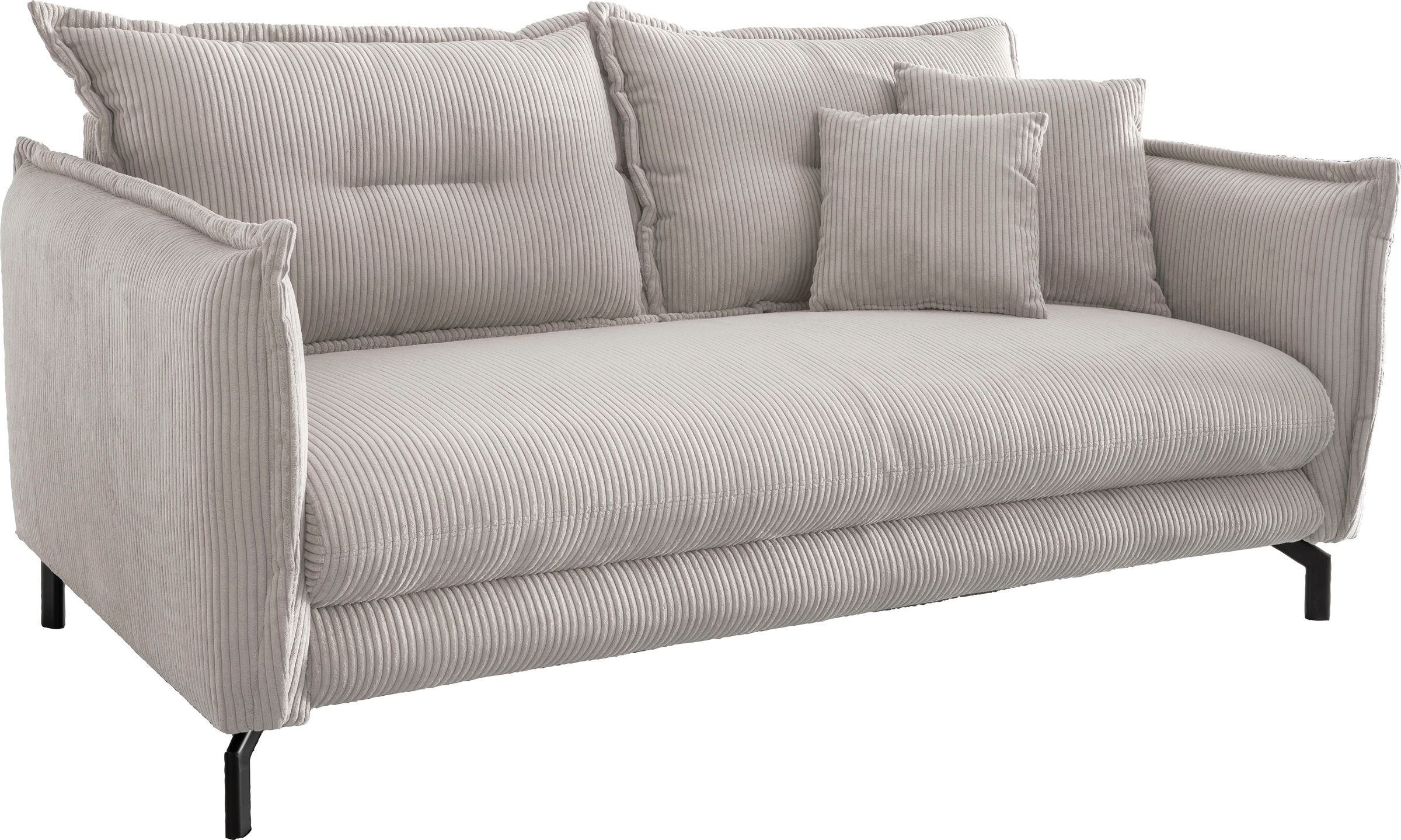 Home affaire 3-Sitzer "LAVA Breite 198 cm, modern und elegant, aktuelle Kis günstig online kaufen