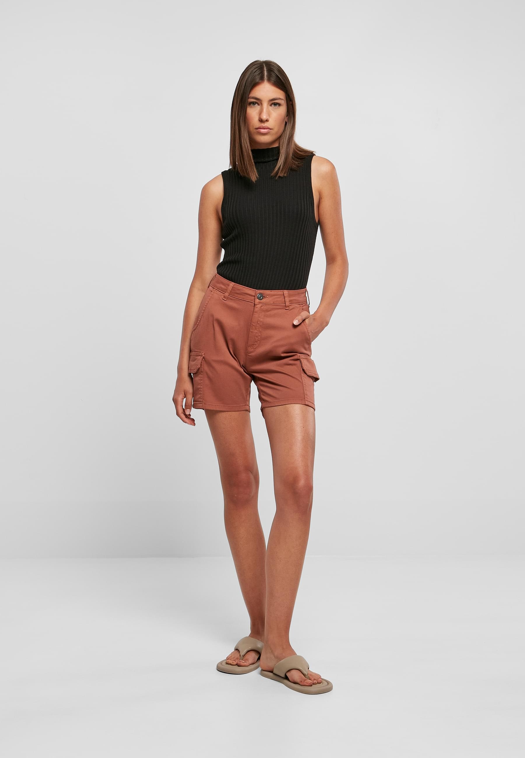 URBAN CLASSICS Muskelshirt »Urban Classics Damen Ladies Rib Knit Sleevless Body«, (1 tlg.)