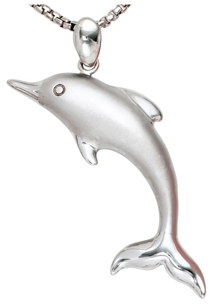 JOBO Kettenanhänger »Anhänger Delfin«, 925 Silber