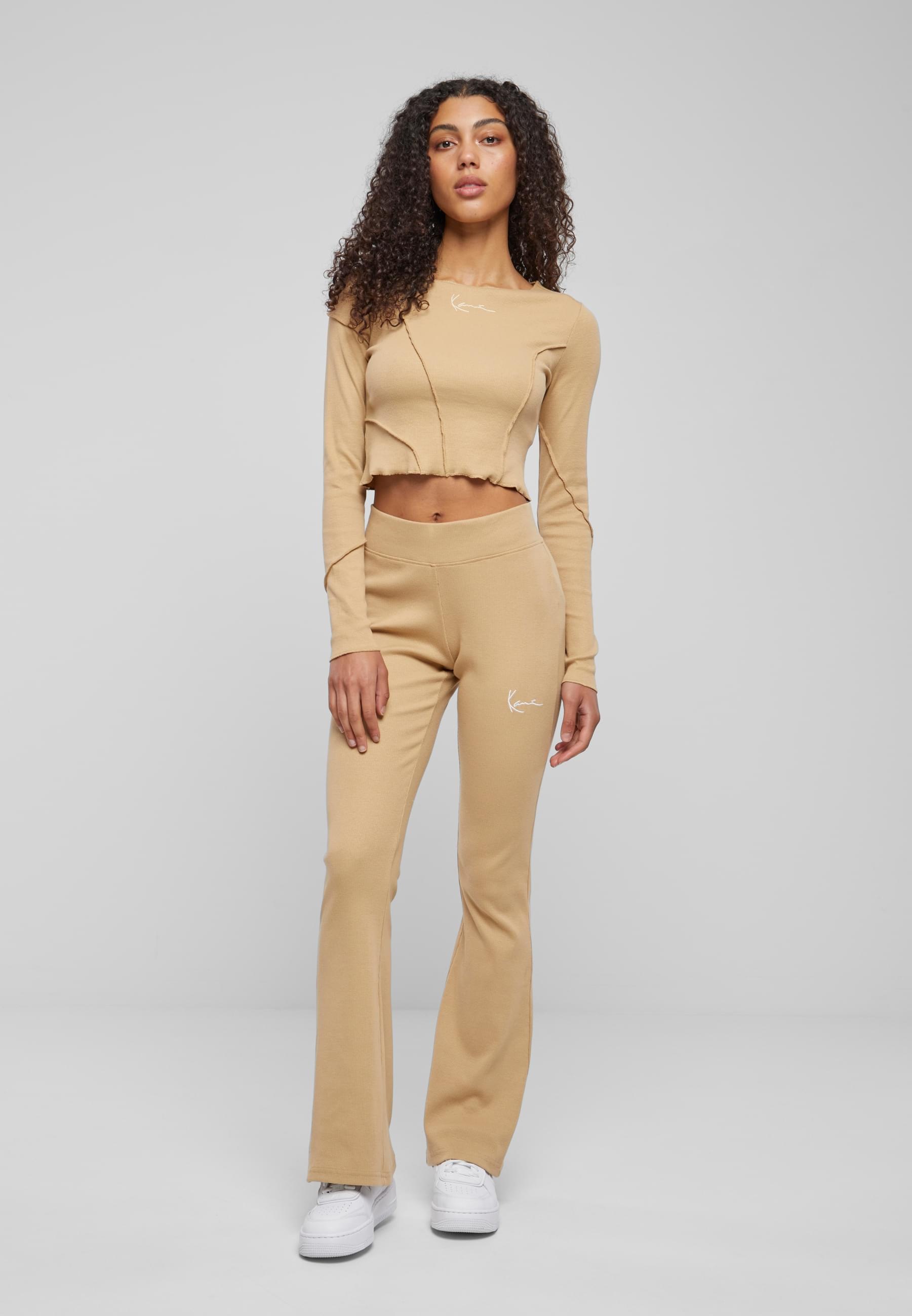 Karl Kani Langarmhemd »Karl Kani Damen KW233-037-1 KK Small Signature Rib Ls«, (1 tlg.)