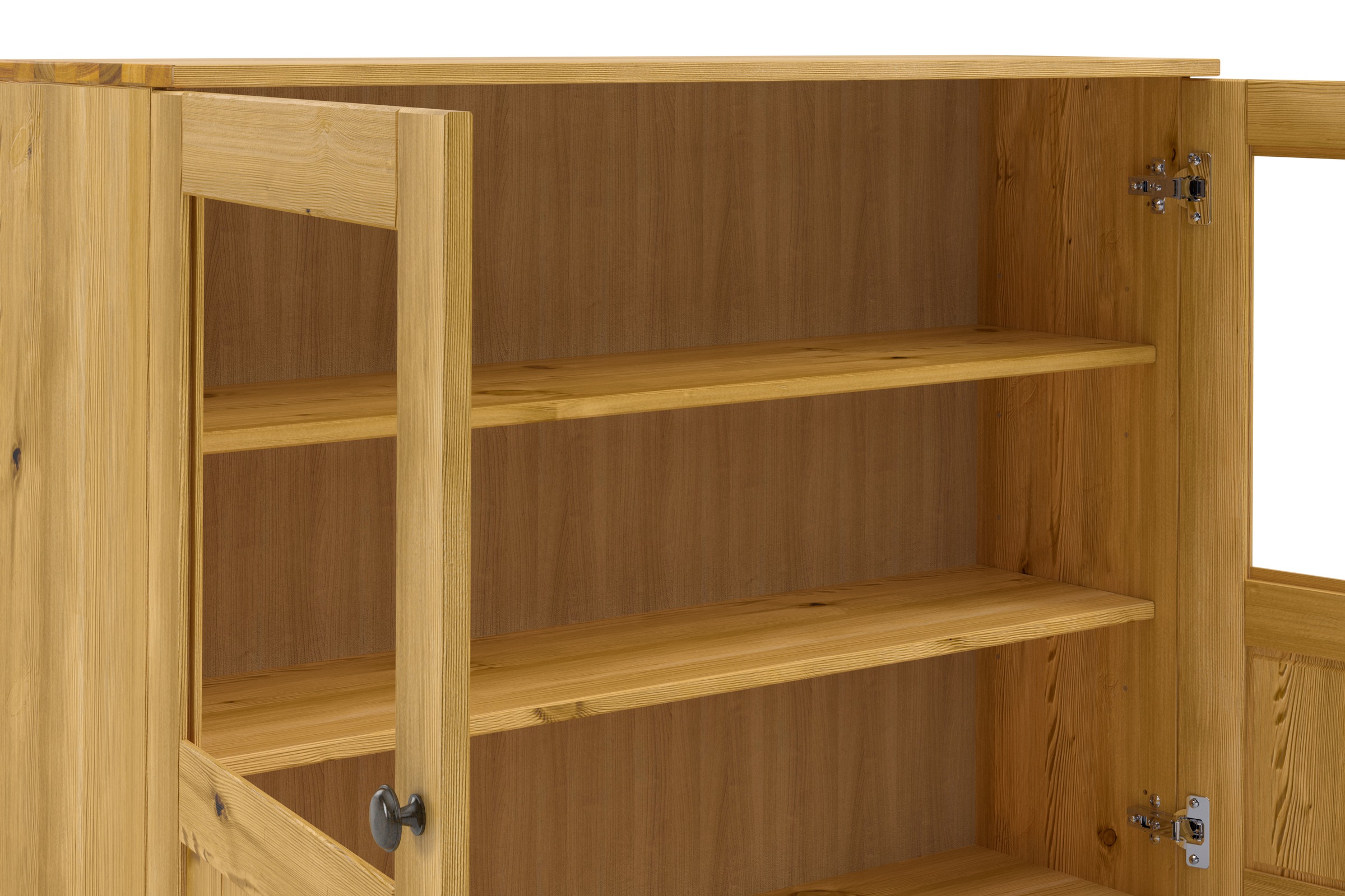 Home affaire Hängeschrank »Alby2«, Mit Metallgriffen und Glastüren, Breite 100 cm