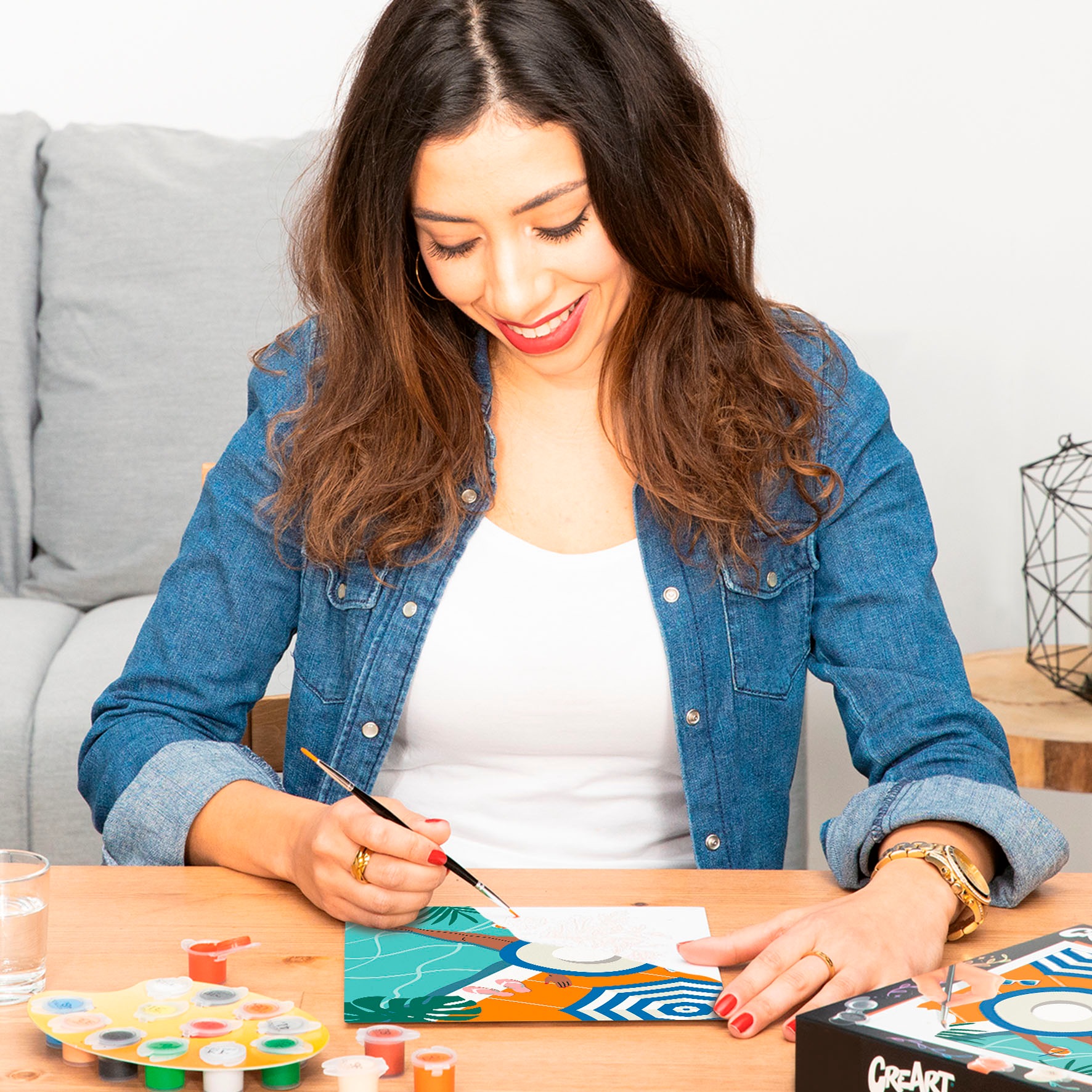 Ravensburger Malen nach Zahlen »CreArt, Poolzeit«, für Erwachsene; Made in Europe