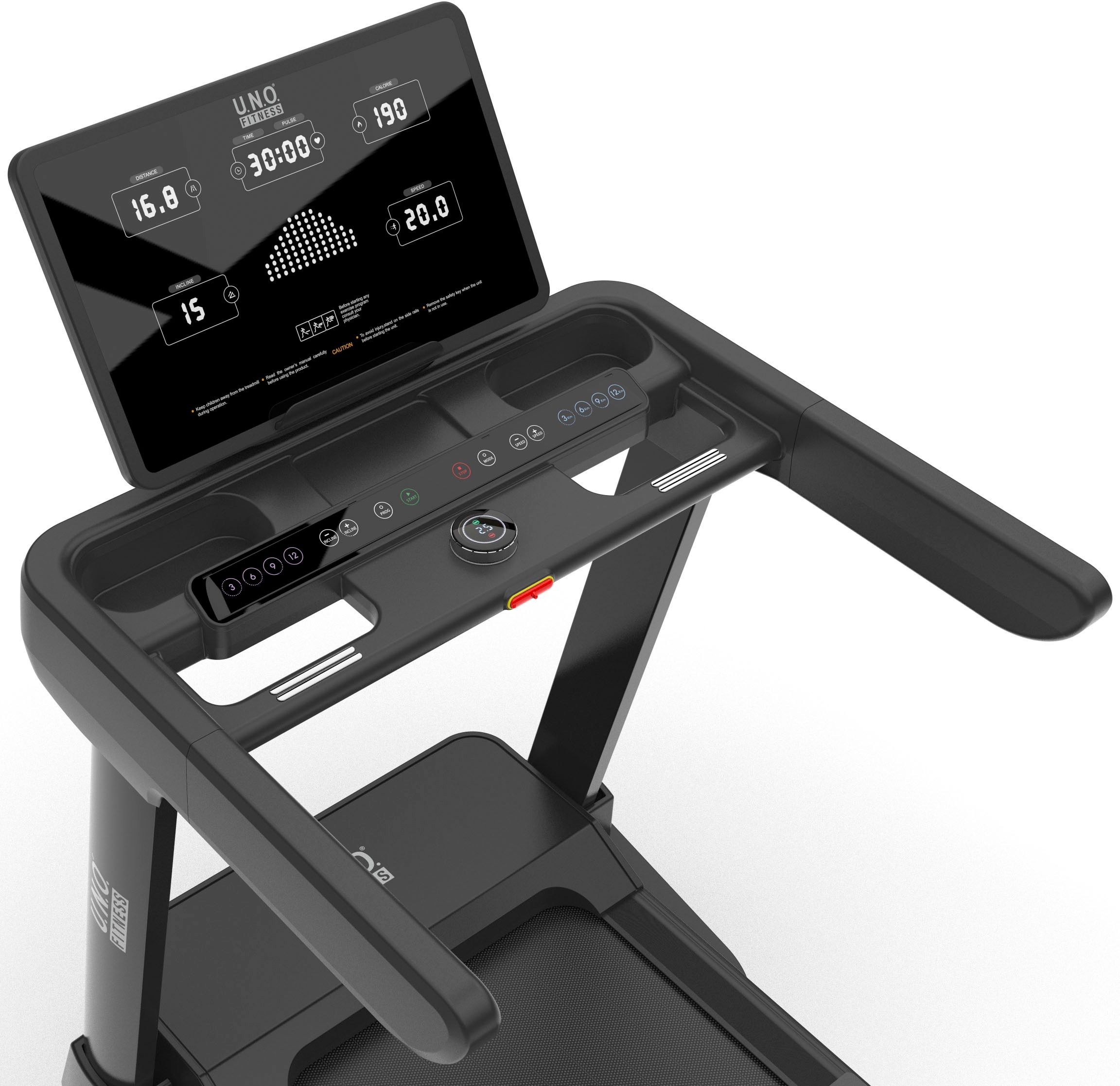 U.N.O. FITNESS Laufband »TM 10« Smart Knob