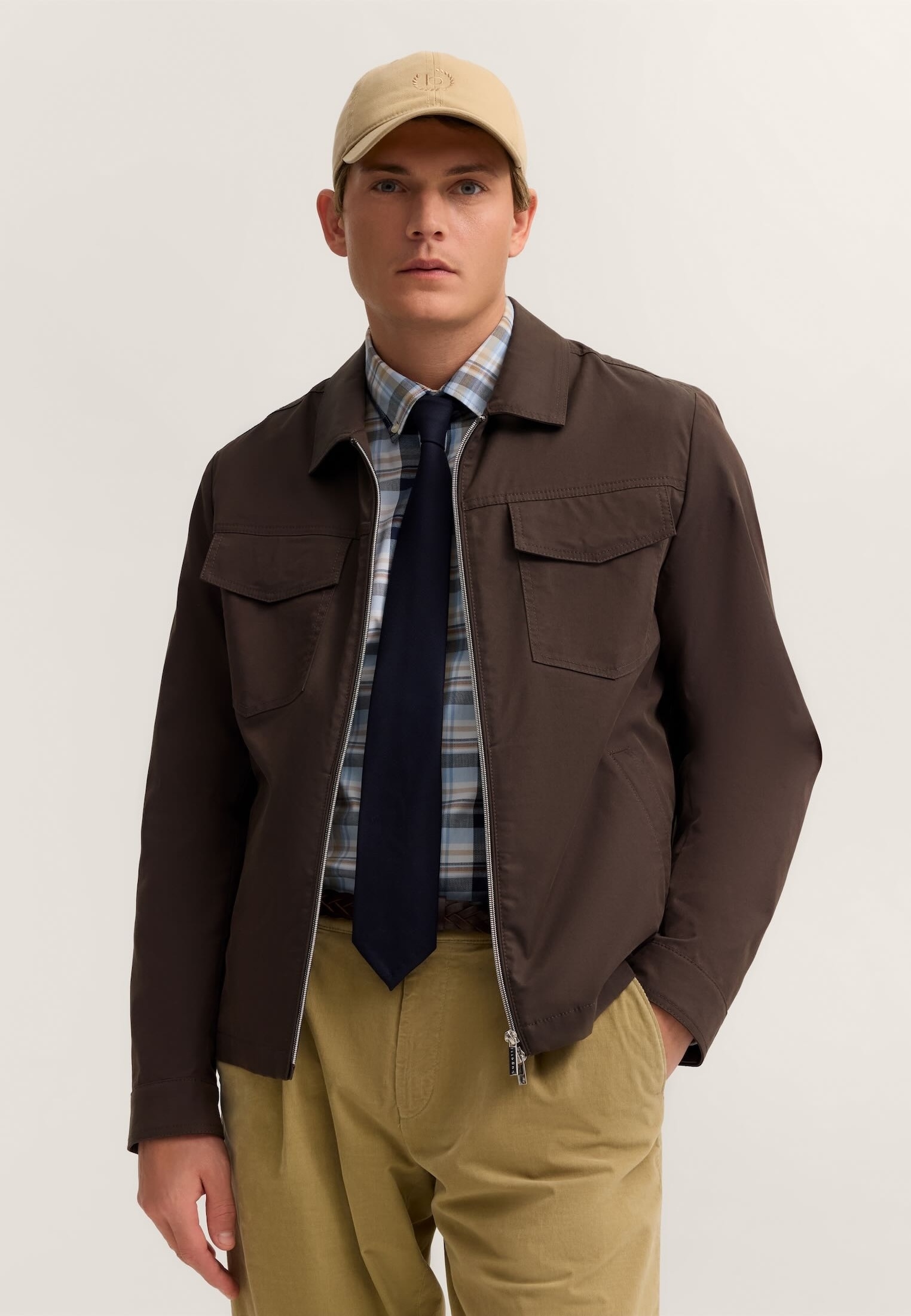 bugatti Hemdjacke "Regular Fit" mit Stretch und Struktur günstig online kaufen