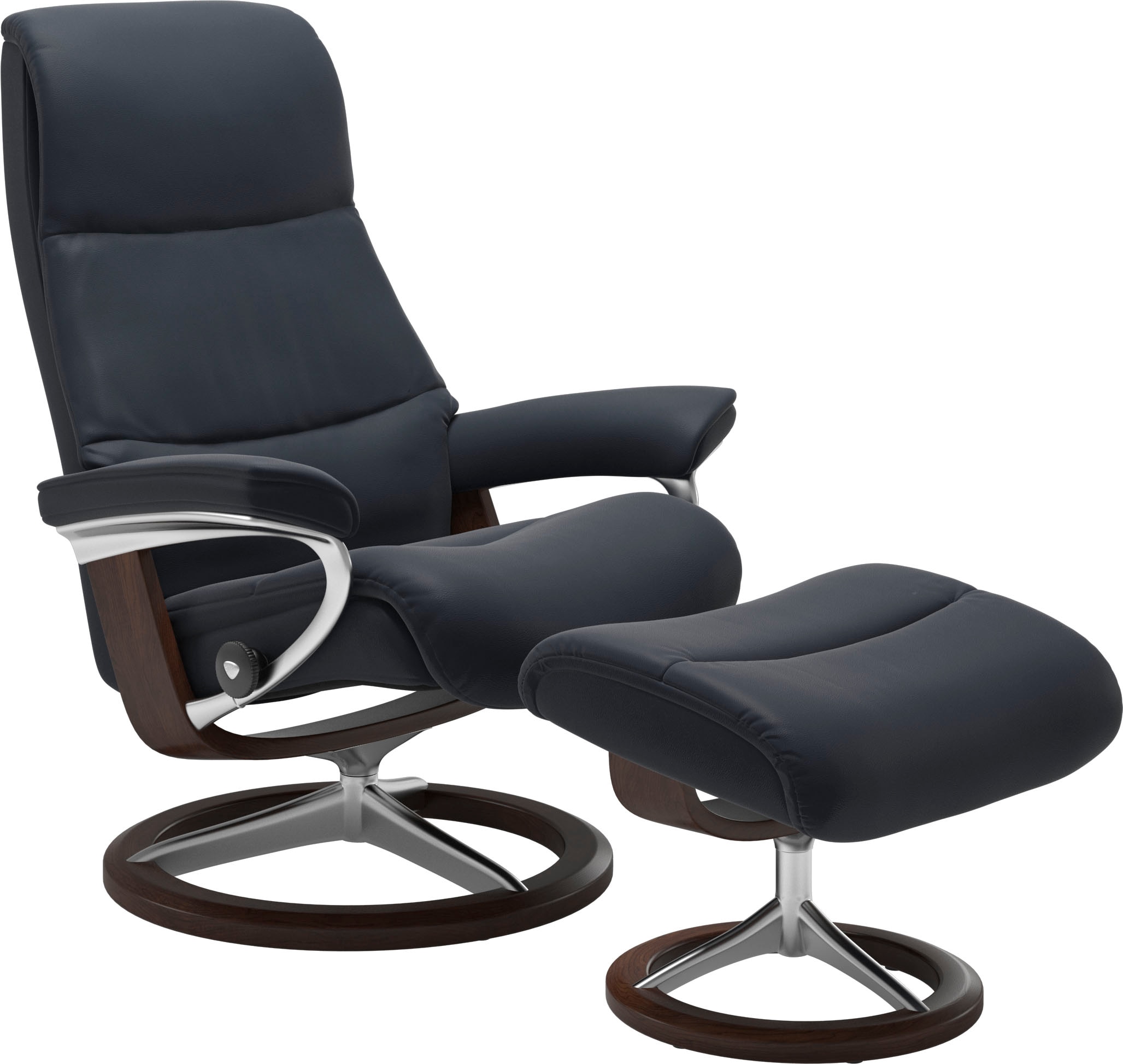 Stressless Relaxsessel "View" Set, Relaxsessel mit Hocker, mit Signature Ba günstig online kaufen
