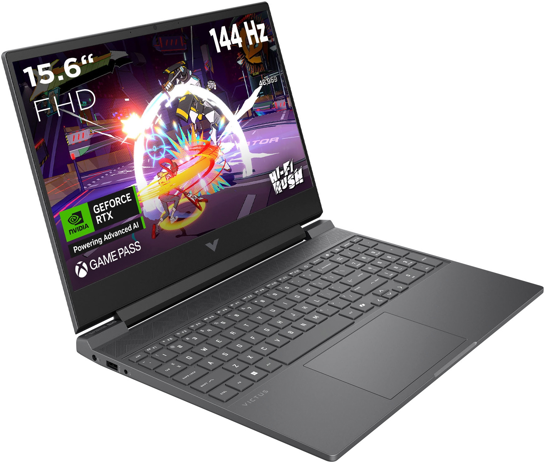 HP Gaming-Notebook »Victus 15-fa2053ng«, 39,6 cm, / 15,6 Zoll, Intel, Core i5, GeForce RTX 5050, 512 GB SSD