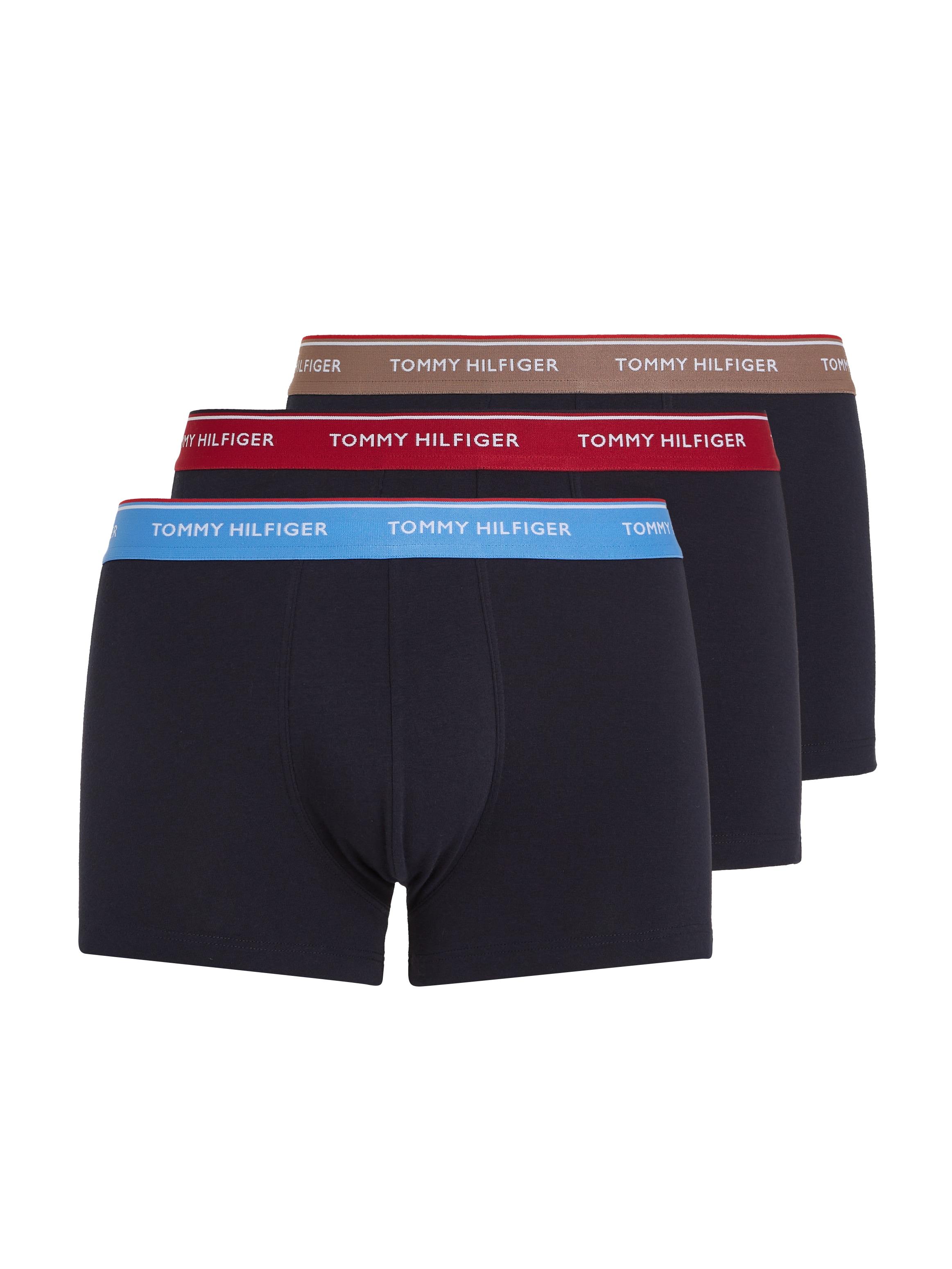 Tommy Hilfiger Underwear Trunk "3P WB TRUNK", (Packung, 3 St., 3er-Pack), mit Logo-Elastikbund