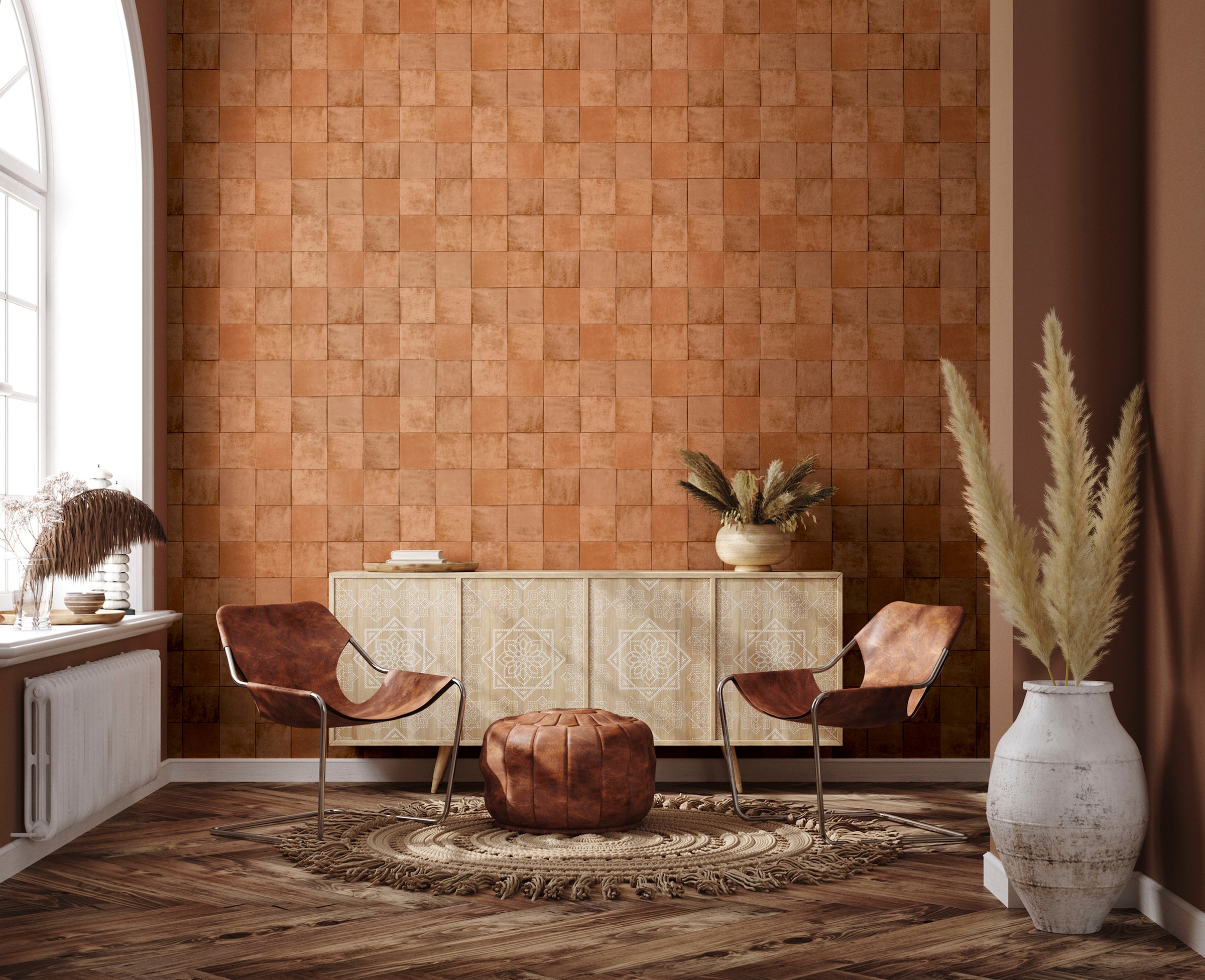 Marburg Fototapete »Tile«, matt, moderne Rechnung Vliestapete Küche Schlafzimmer für Wohnzimmer BAUR per 
