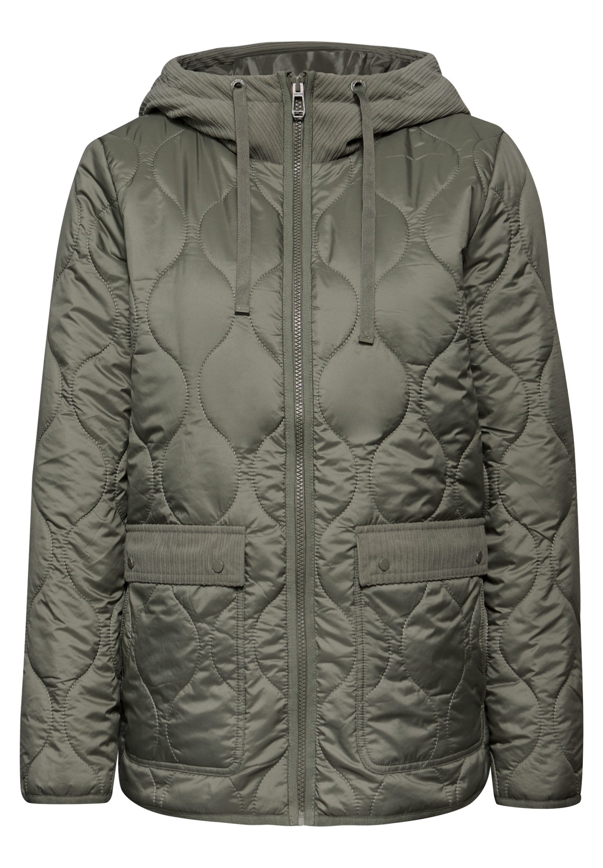 STREET ONE STUDIO Steppjacke mit Kapuze mit Kapuze mit Tunnelzugband