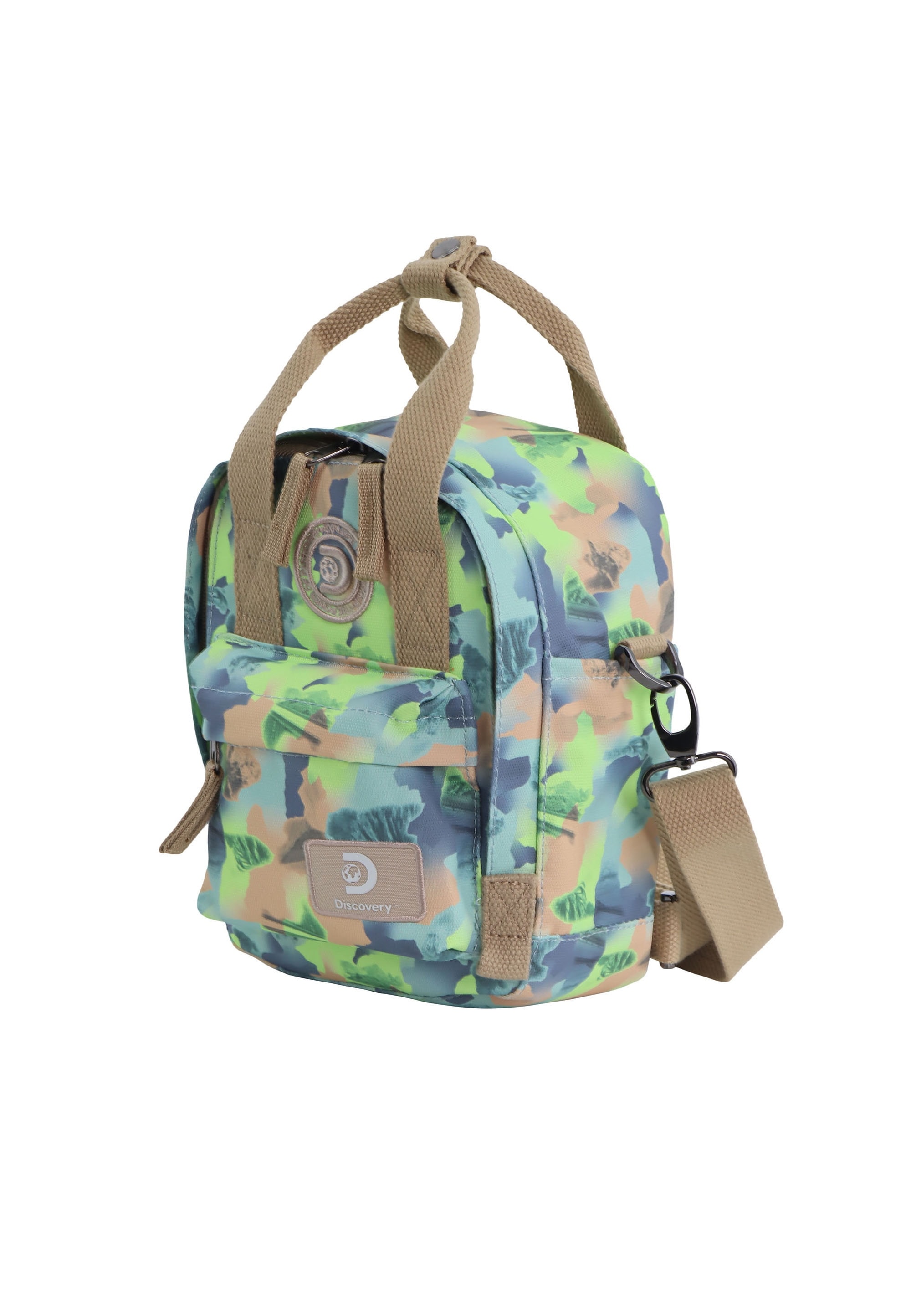 Discovery Schultertasche »Cave«, aus recyceltem PET-Polyestermaterial