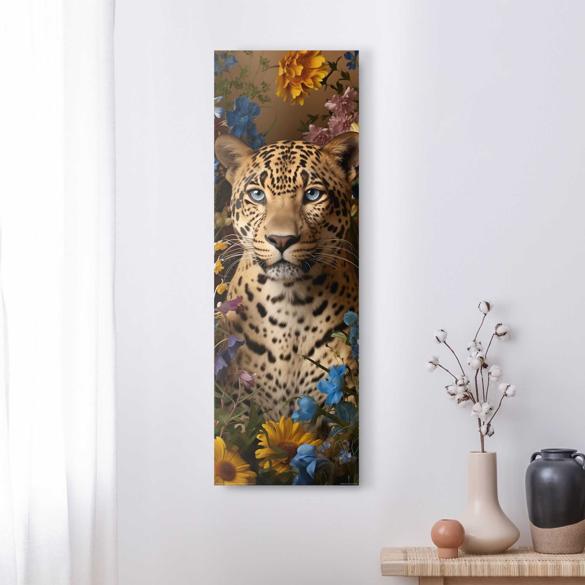 Reinders Deco-Panel "Panther Flowers"