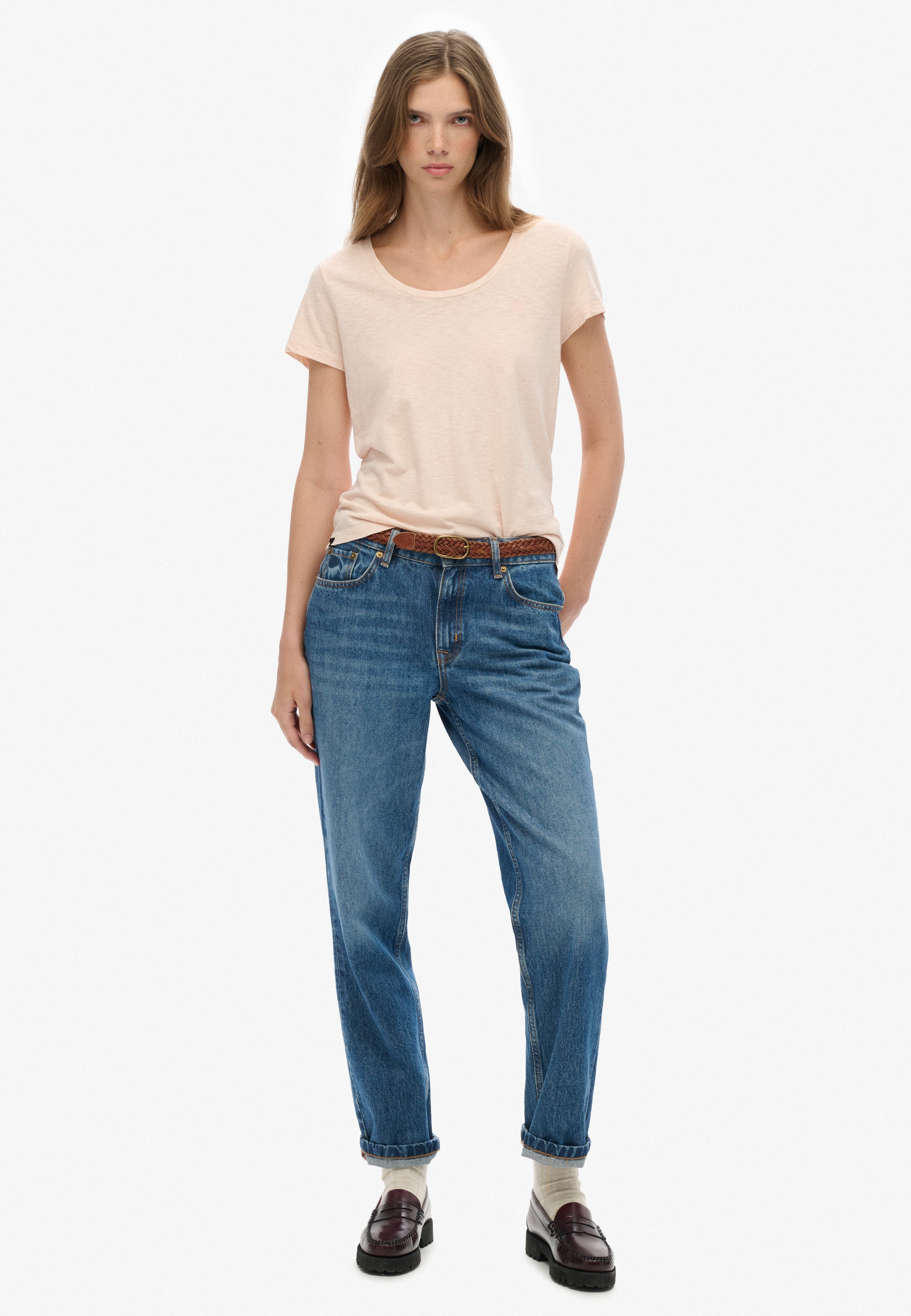 Superdry T-Shirt »STUDIOS SCOOP NECK TEE«
