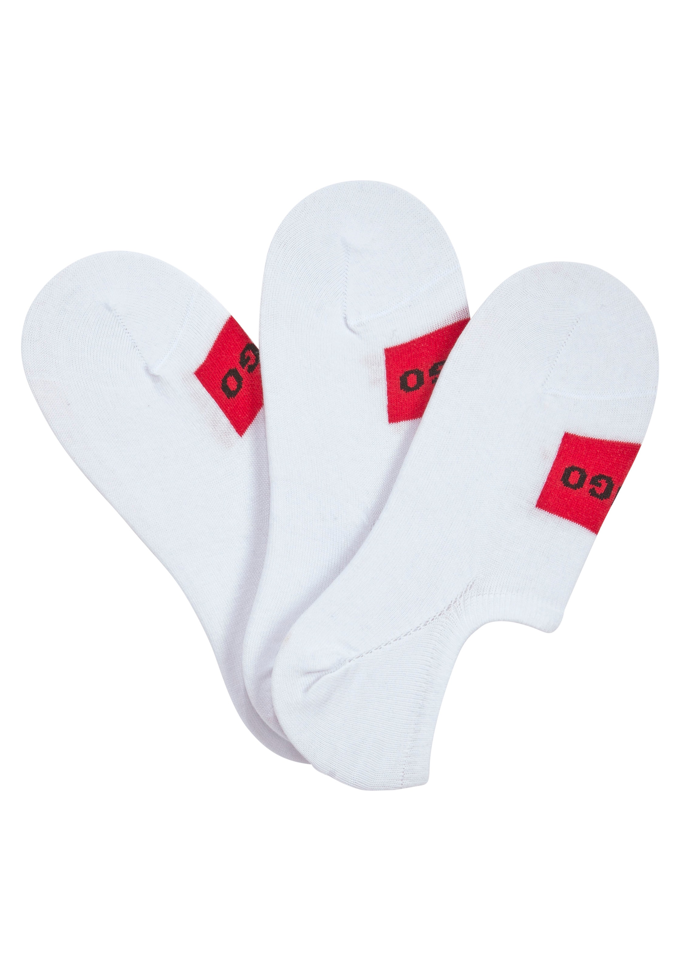 HUGO Underwear Freizeitsocken »3P LC LABEL CC«, (Packung, 3 Paar), mit Logostickerei