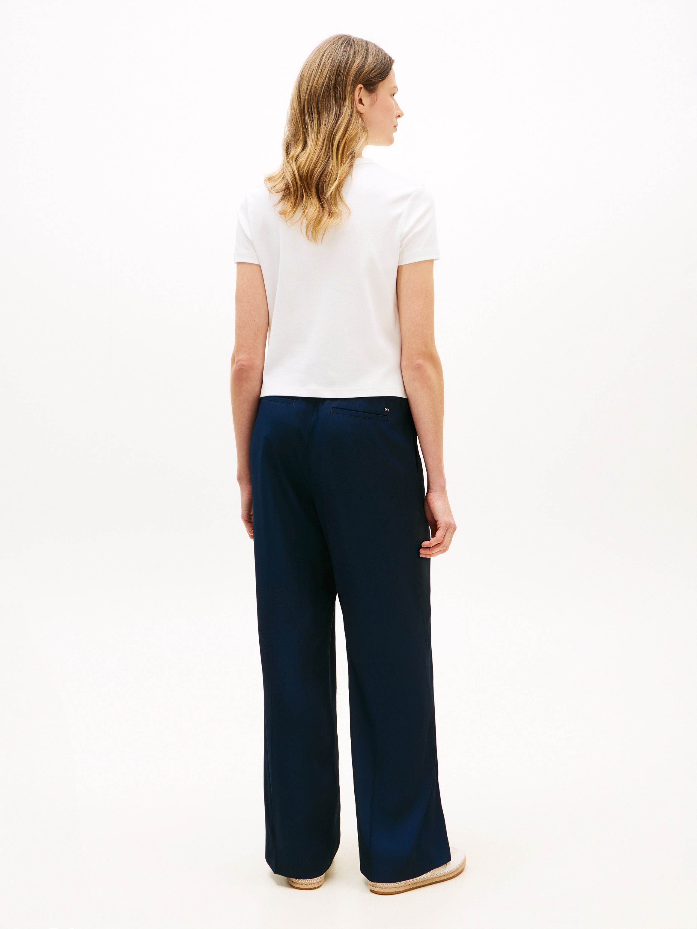 Tommy Hilfiger Kurzarmshirt »GOLD BUTTON SLIM SS TEE«