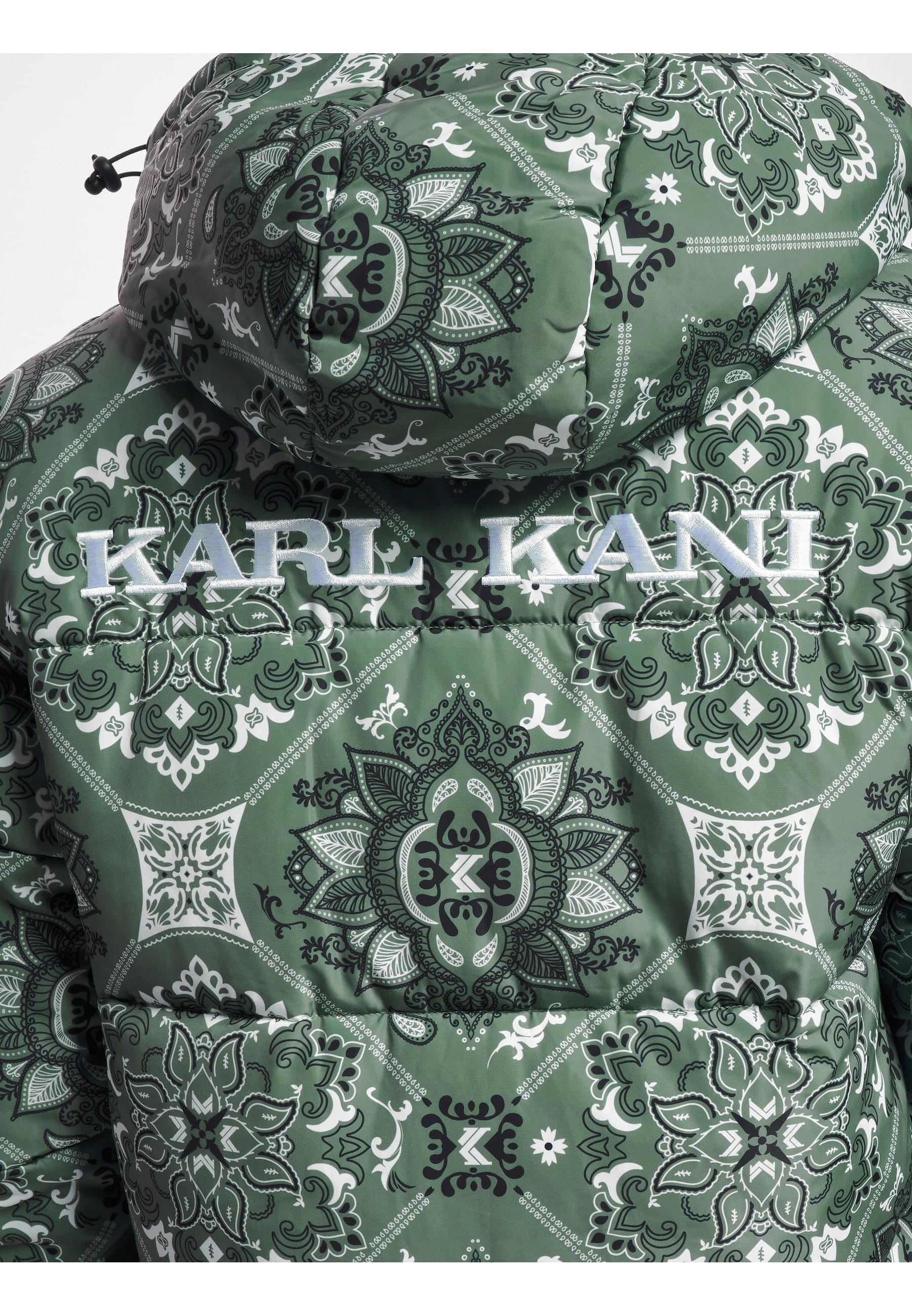 Karl Kani Winterjacke »Karl Kani Herren KM233-037-1 KK OG Paisley Puffer Jacket«, (1 St.), ohne Kapuze