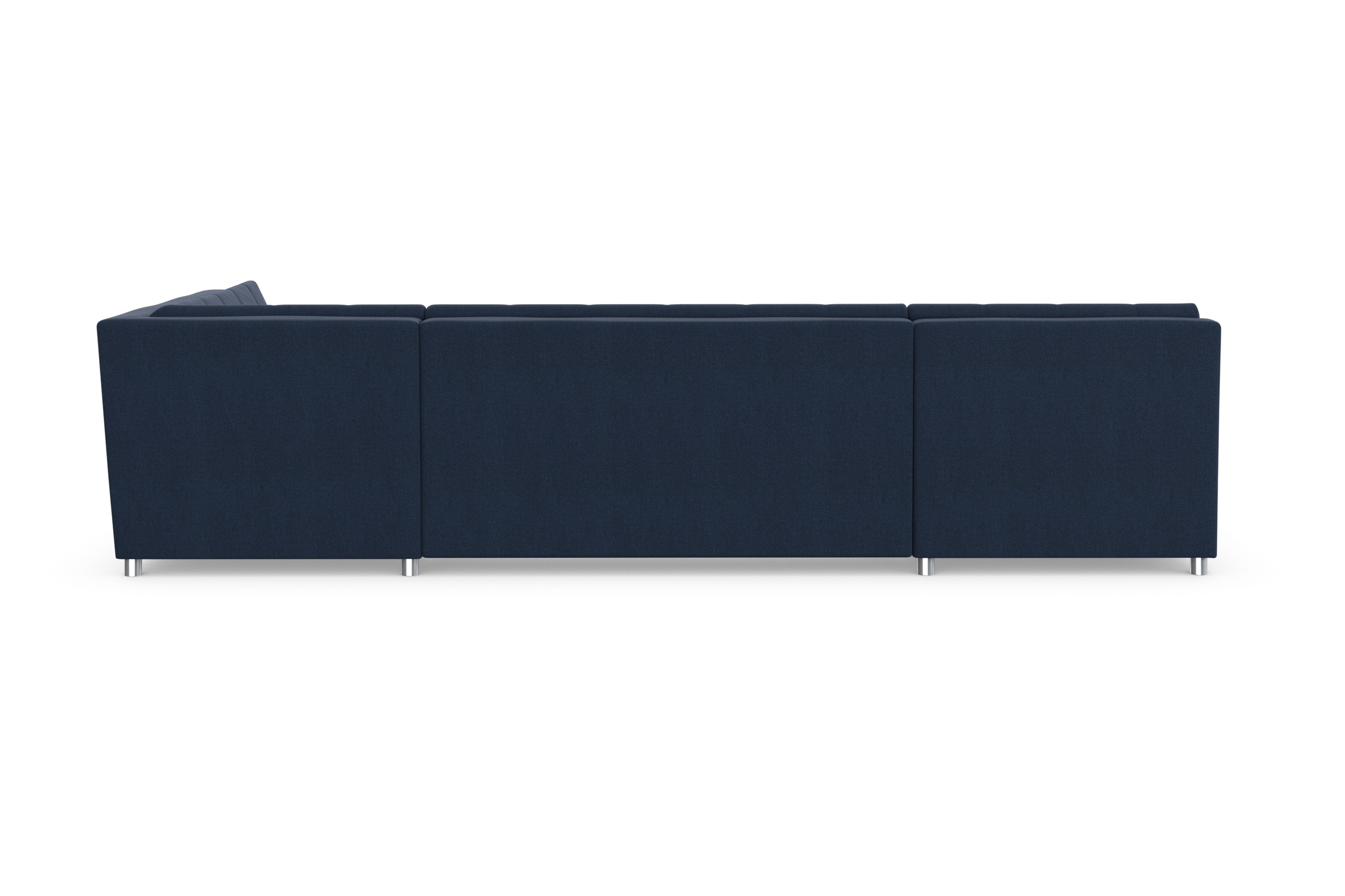 DOMO collection Wohnlandschaft »Treviso incl. Zierkissen, moderne Steppung, XXL: B/T/H: 364/201/83 cm«, wahlweise mit Bettfunktion, in vielen Bezugsarten auch in Cord U-Form
