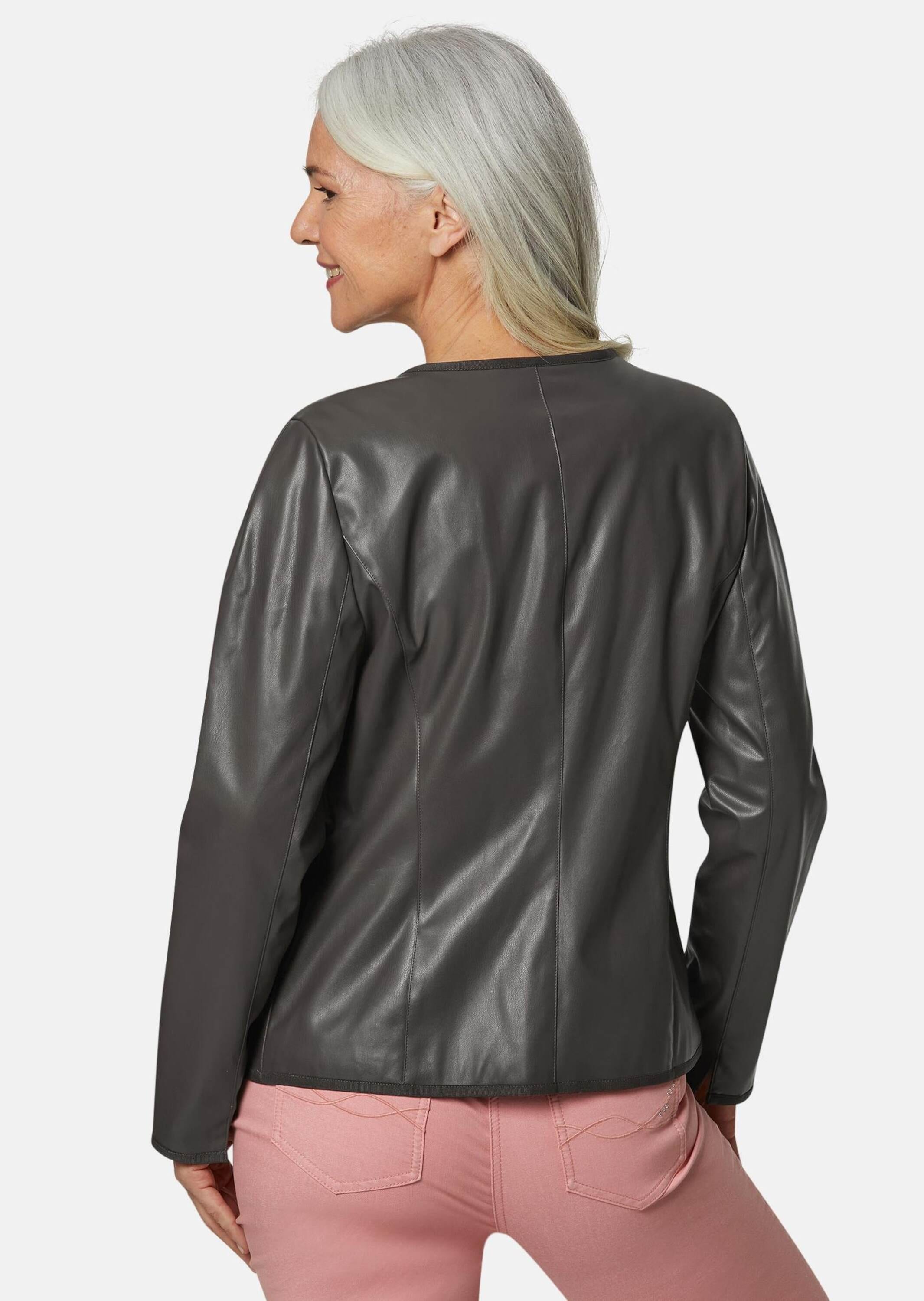 GOLDNER Lederimitatjacke »Lederimitatjacke Ausdrucksstarke Lederimitatjacke mit supersoftem Griff«